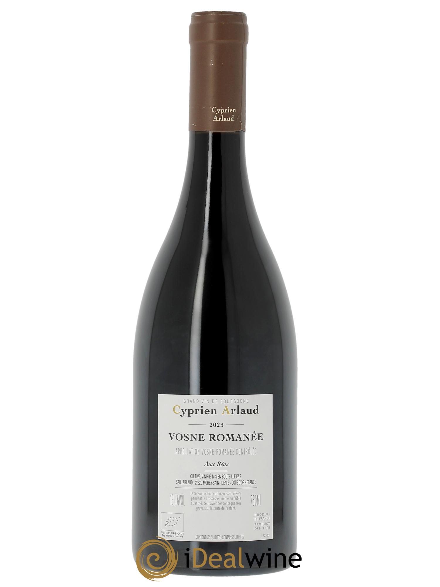 Vosne-Romanée Aux Réas Cyprien Arlaud (anciennement A & Arlaud)  2023 - Lot de 1 bouteille - 1
