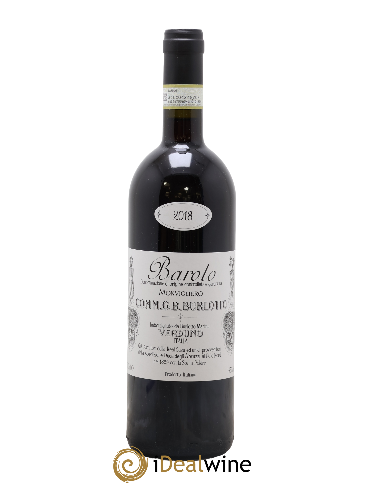 Barolo DOCG Monvigliero Comm. Giovan Battista Burlotto 2018 - Posten von 1 Flasche - 0