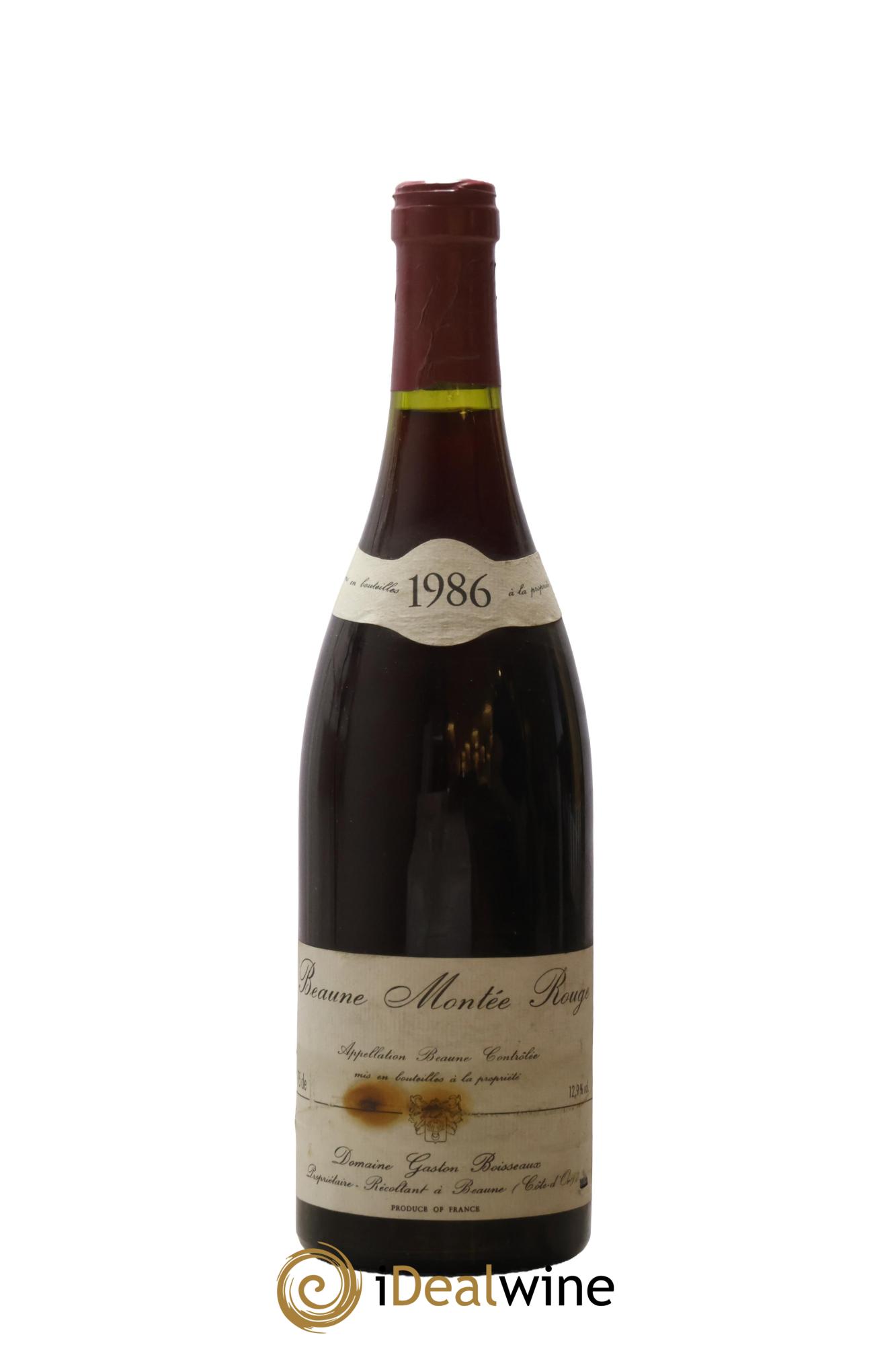 Beaune Montée Rouge Gaston Boisseaux 1986 - Lot de 1 bouteille - 0