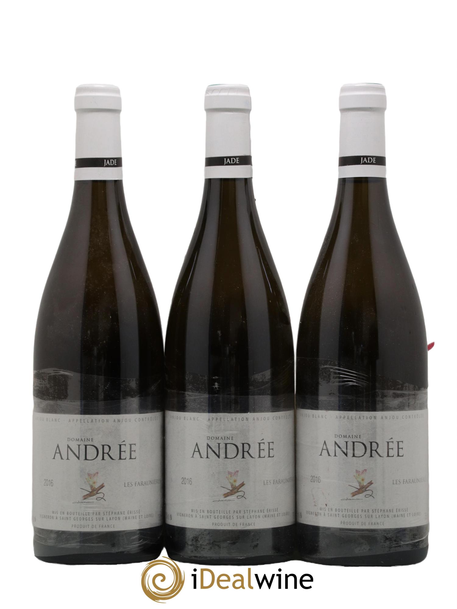 Anjou Les Faraunières Andrée (Domaine) 2016 - Lot de 3 bouteilles - 0