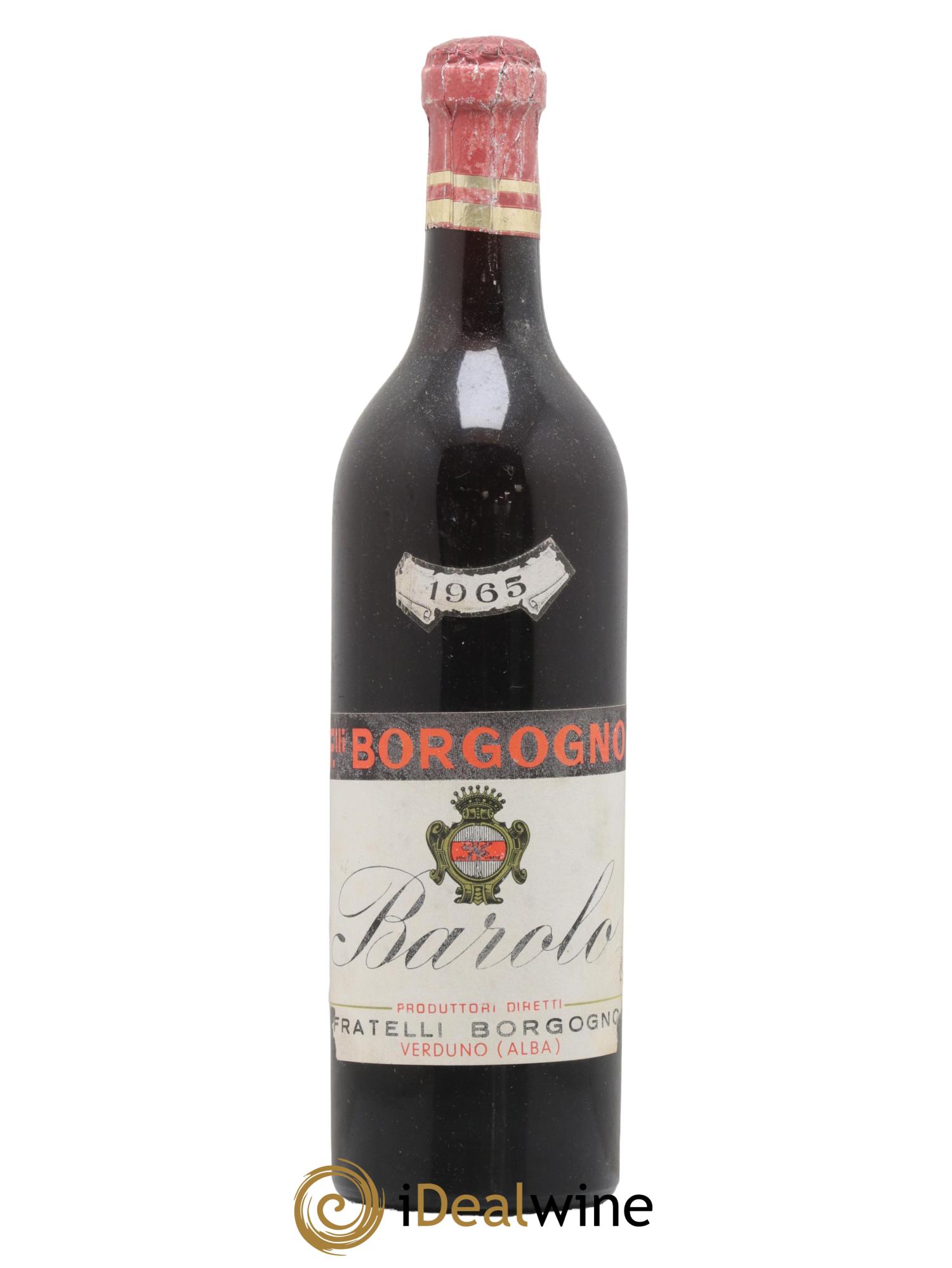 Barolo Fratelli Borgogno 1965 - Lot de 1 bouteille - 0