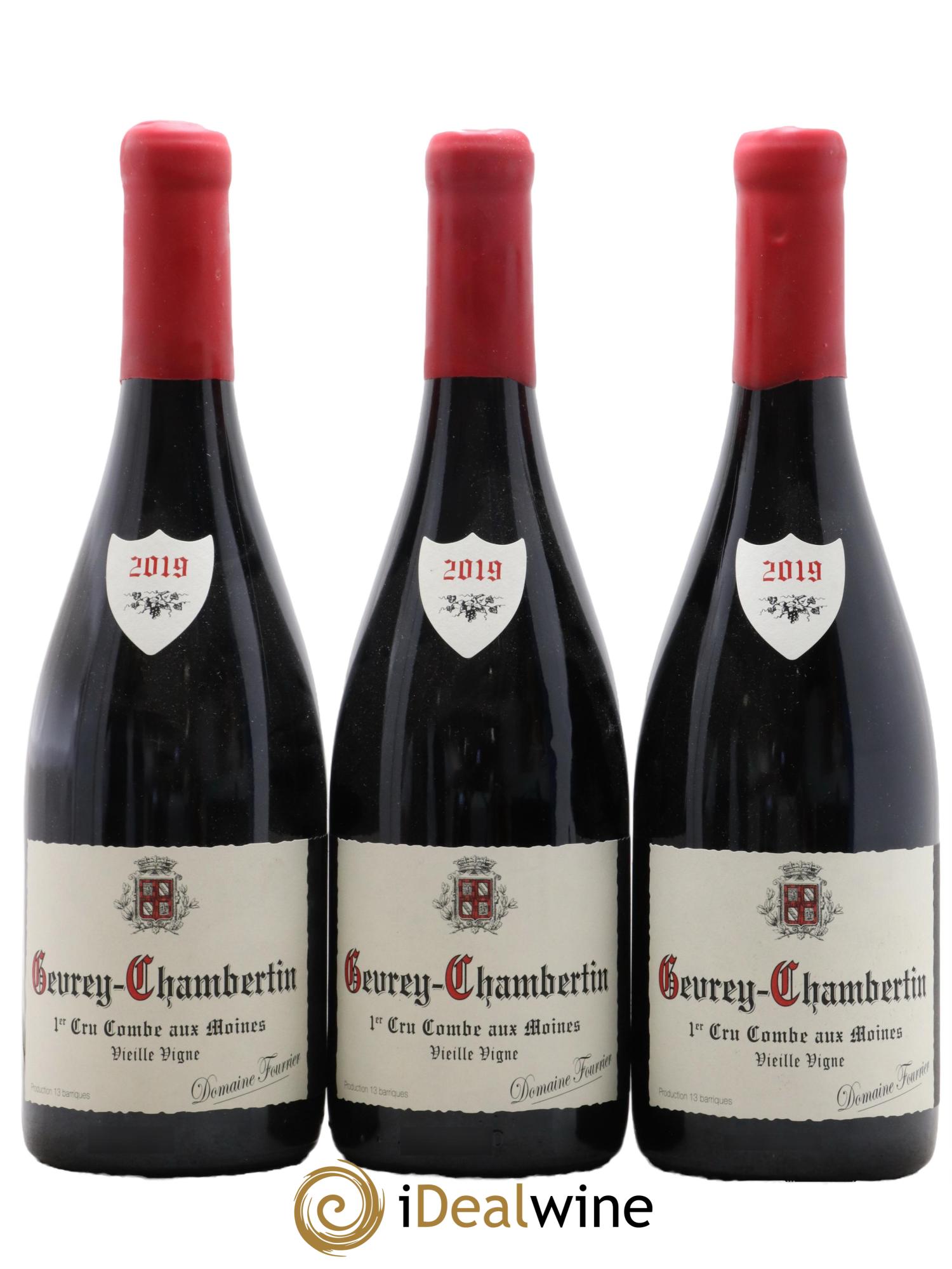 Gevrey-Chambertin 1er Cru Combe aux Moines Vieilles Vignes Fourrier (Domaine) 2019 - Lot de 3 bouteilles - 0