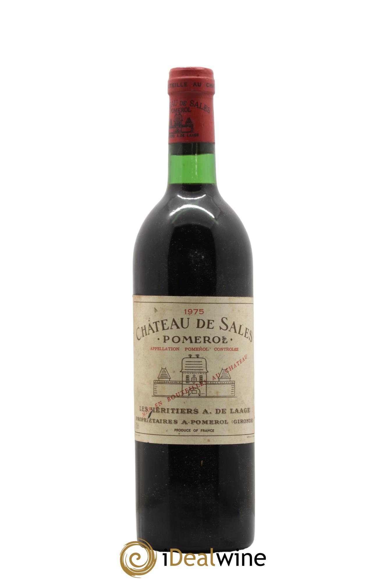 Château de Sales 1975 - Lot de 1 bouteille - 0