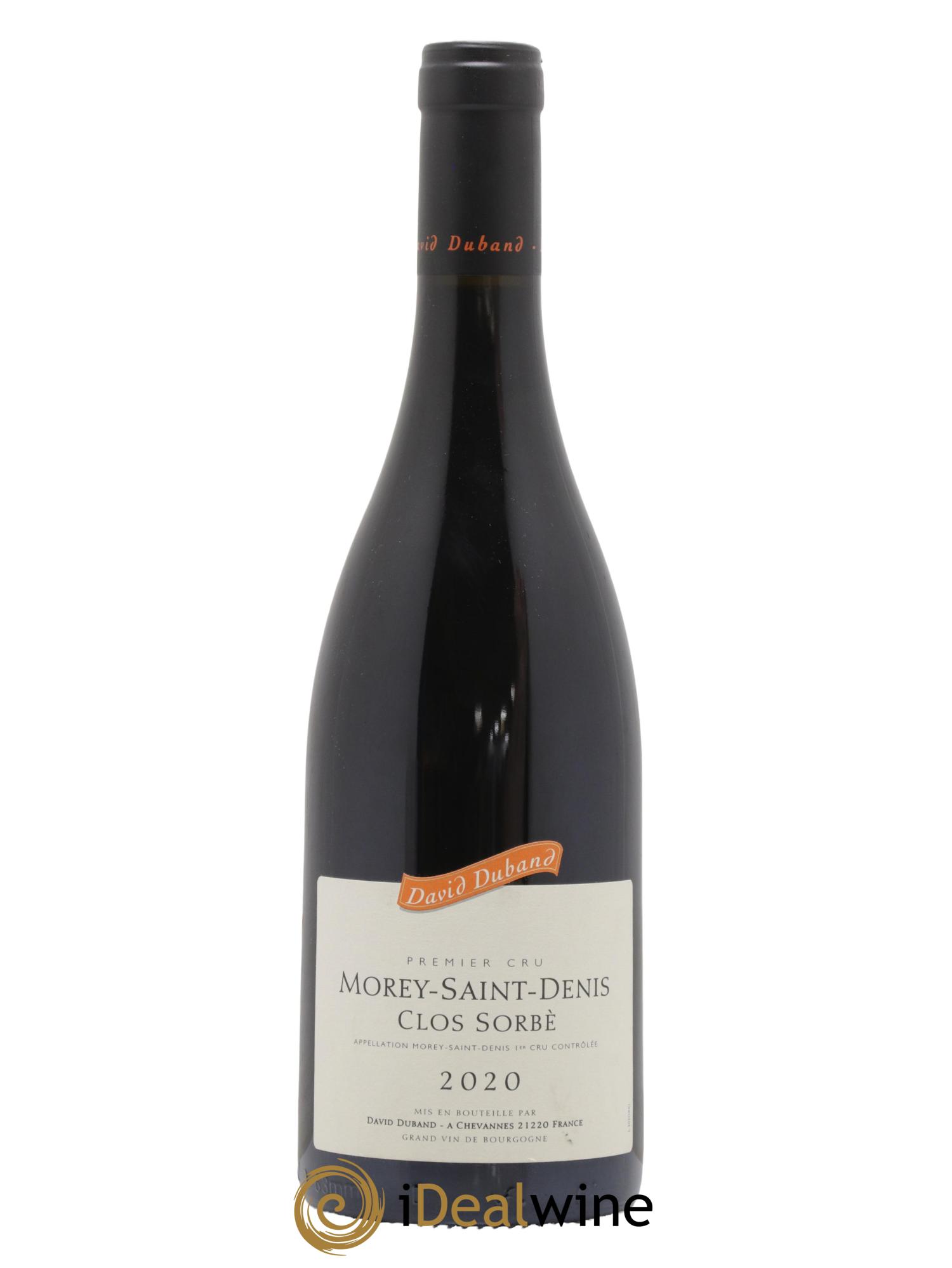 Morey Saint-Denis 1er Cru Clos Sorbè David Duband (Domaine) 2020 - Lot of 1 bottle - 0