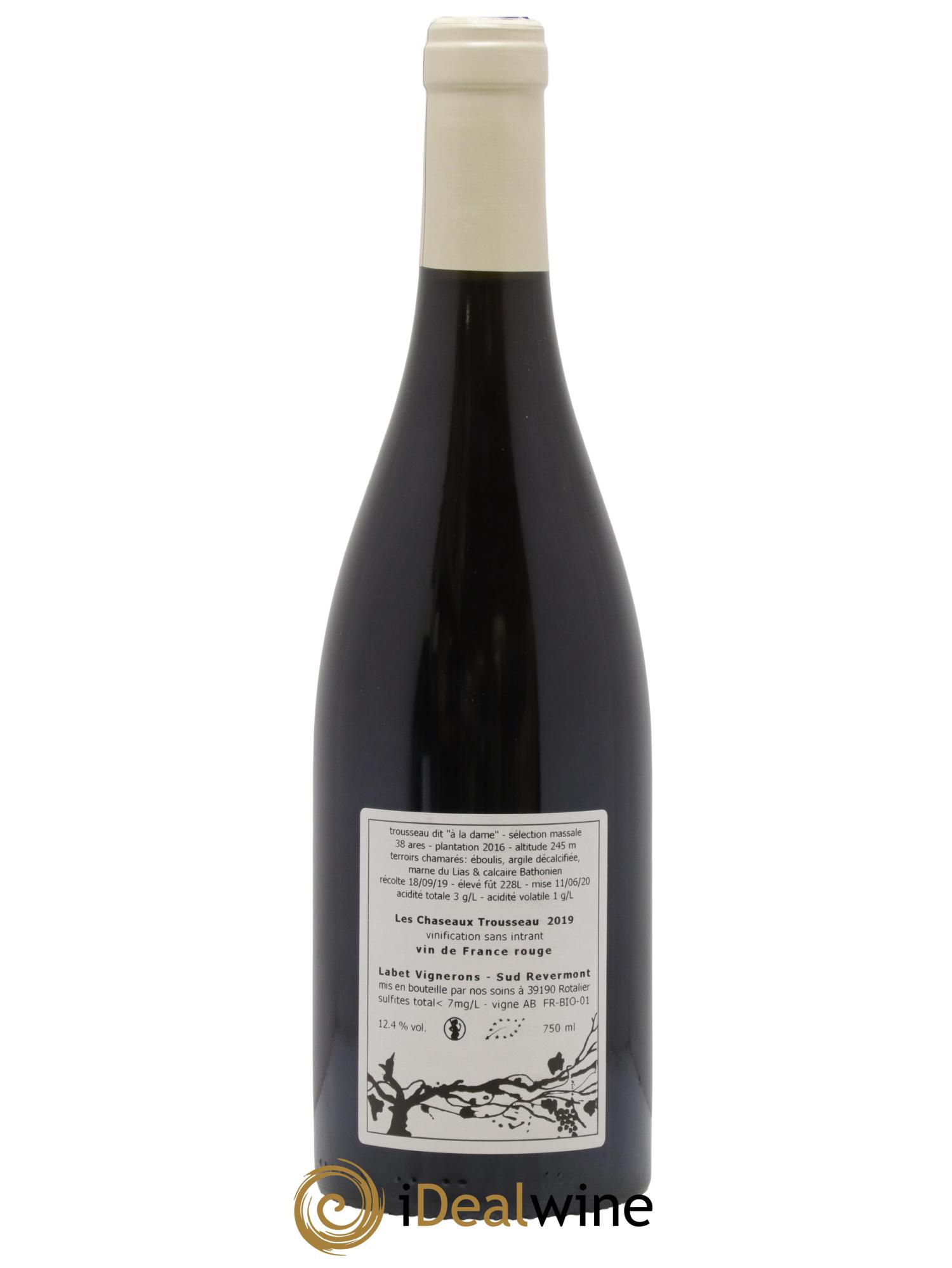 Côtes du Jura Trousseau Les Chaseaux Romain - Julien - Charline Labet 2019 - Posten von 1 Flasche - 1