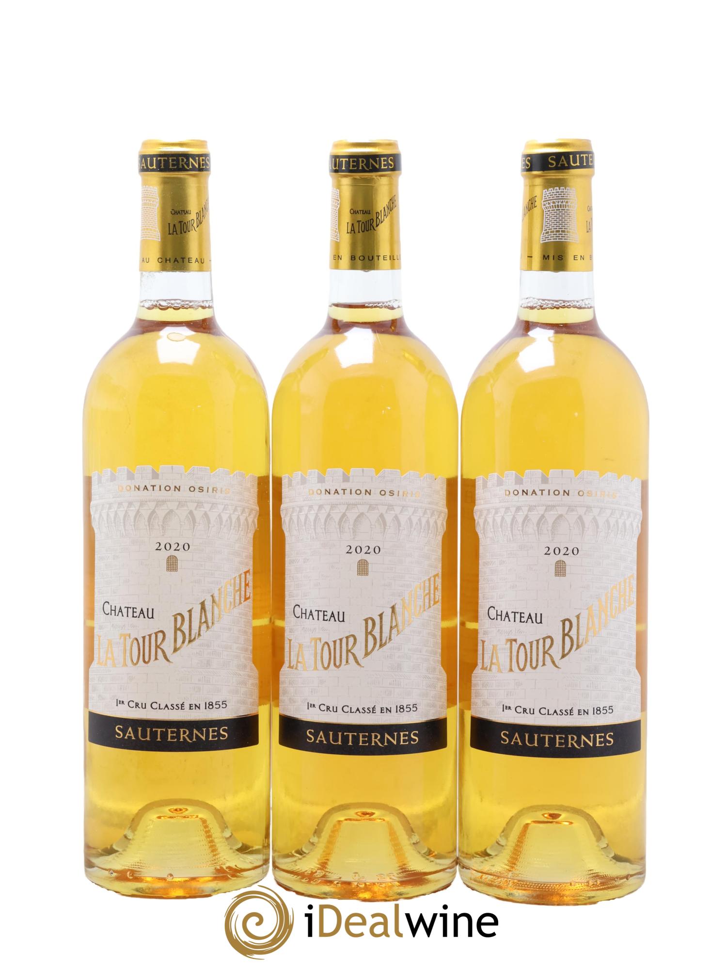 Château la Tour Blanche 1er Grand Cru Classé 2020 - Lotto di 3 bottiglie - 0