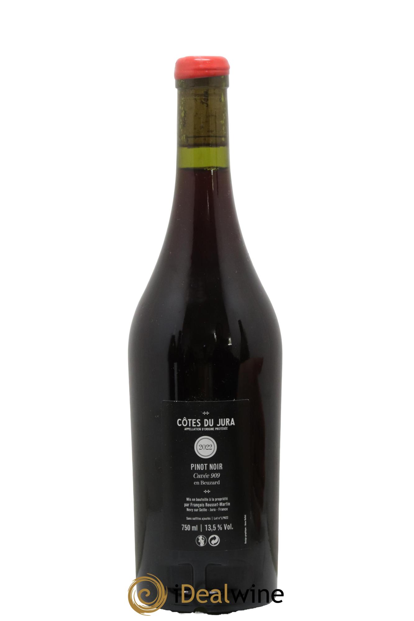Côtes du Jura 909 François Rousset Martin 2022 - Posten von 1 Flasche - 1