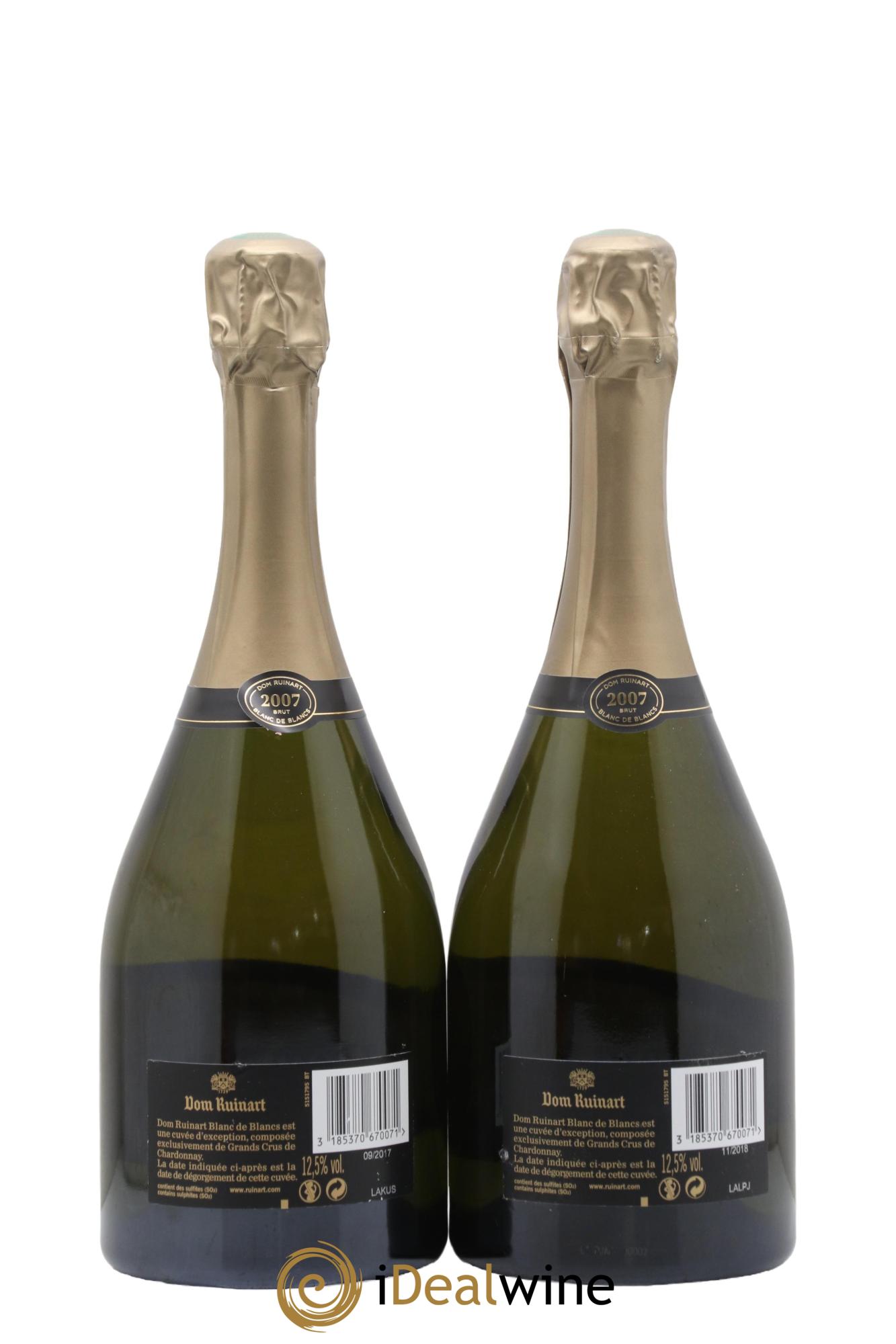 Dom Ruinart Brut Ruinart 2007 - Lot de 2 bouteilles - 1
