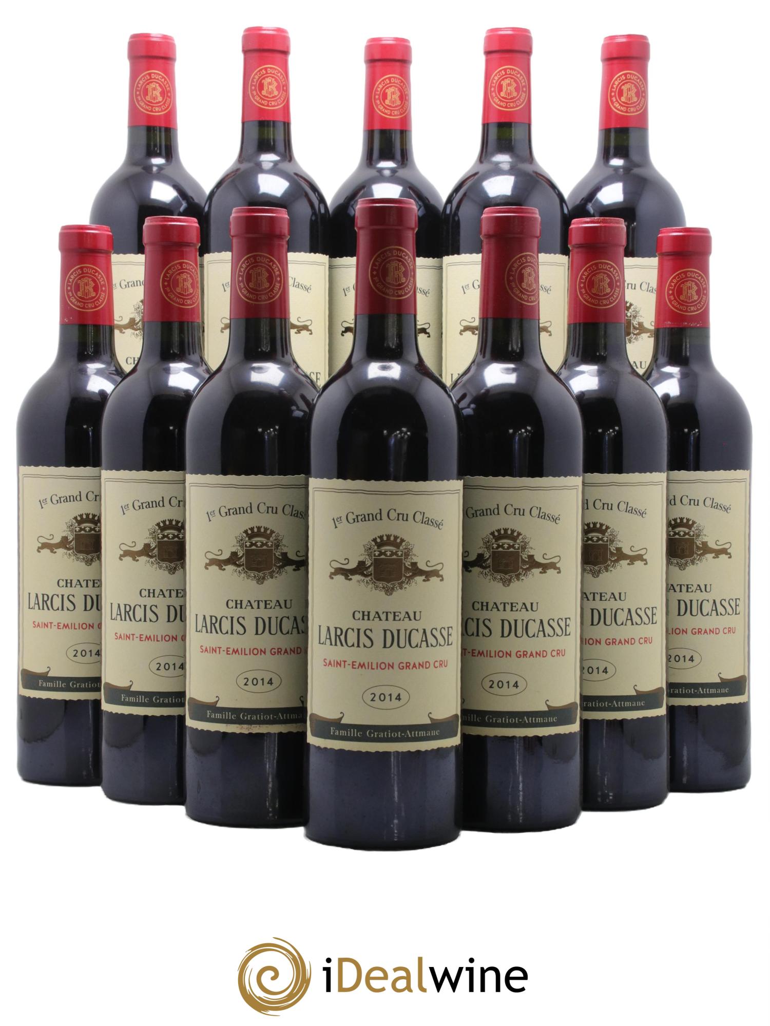 Château Larcis Ducasse 1er Grand Cru Classé B 2014 - Lot de 12 bouteilles - 0