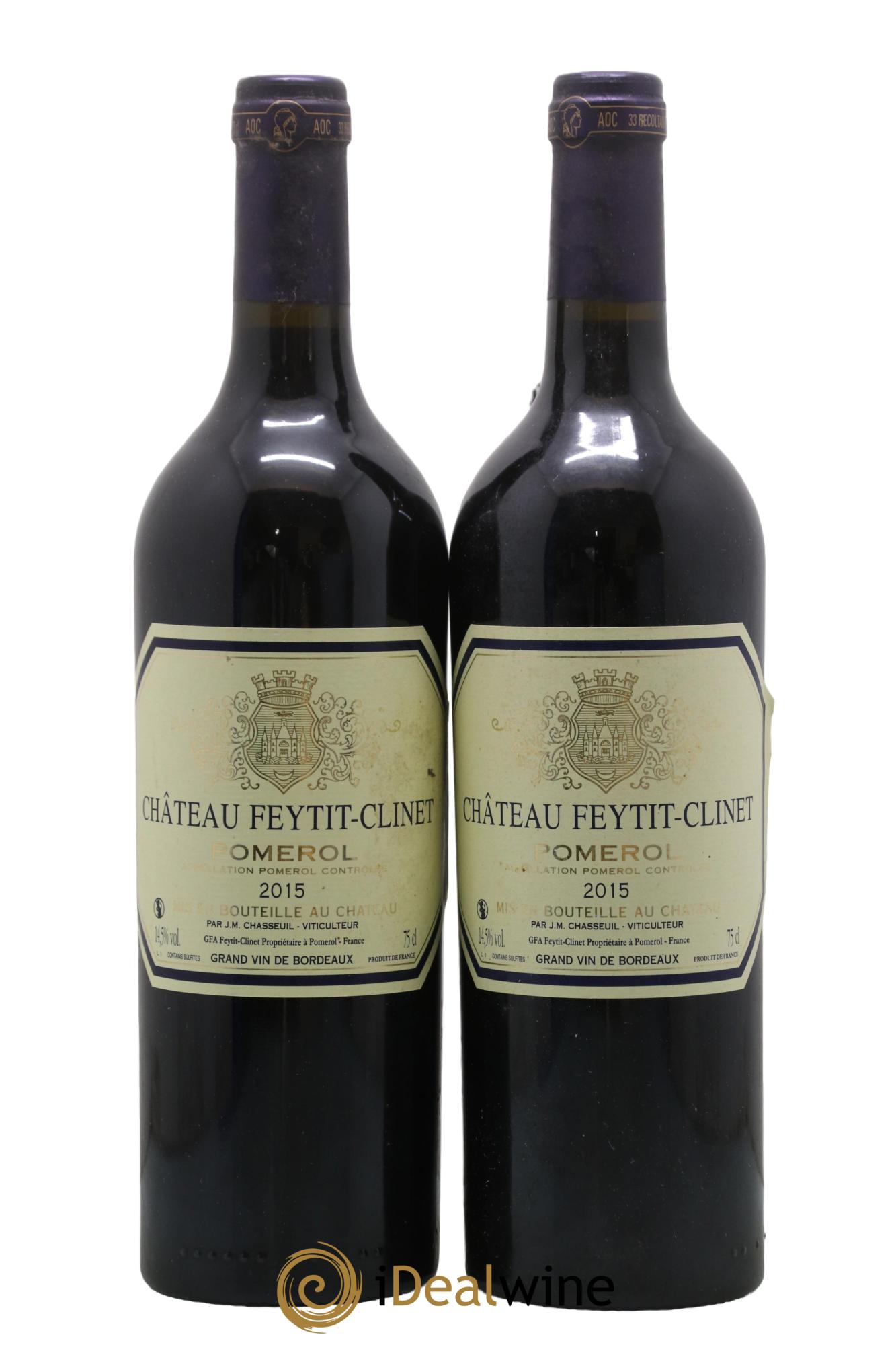 Château Feytit-Clinet 2015 - Posten von 2 Flaschen - 0