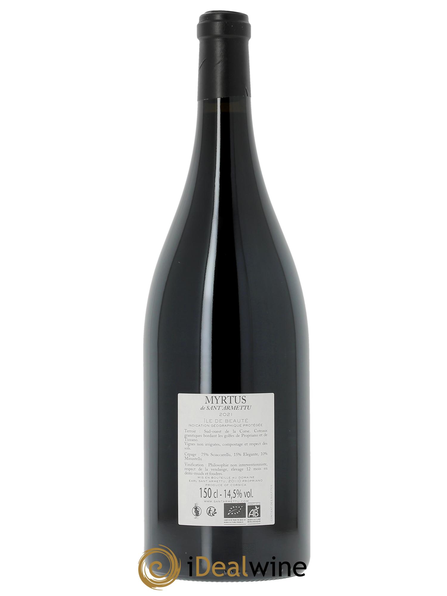 IGP Ile de Beauté Myrtus Sant Armettu (Domaine) 2021 - Lot de 1 magnum - 1