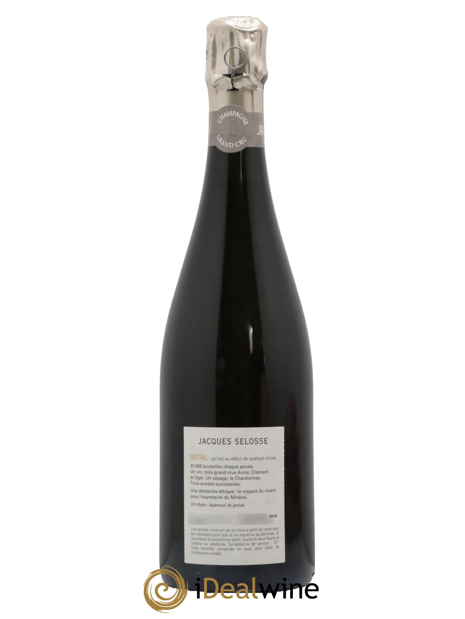 Initial Brut Jacques Selosse - Lot de 1 bouteille - 1