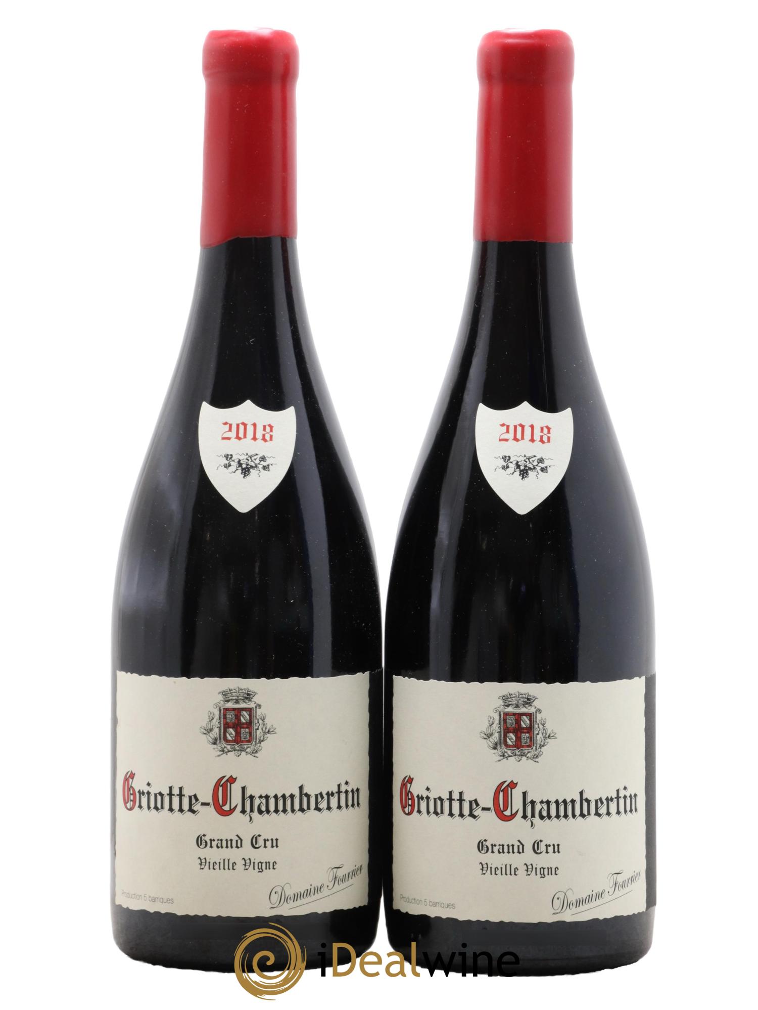 Griotte-Chambertin Grand Cru Vieille Vigne Fourrier (Domaine) 2018 - Lot de 2 bouteilles - 0