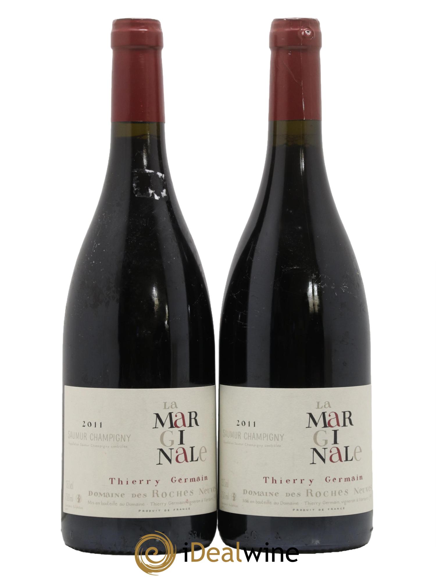 Saumur-Champigny La Marginale Domaine des Roches Neuves - Thierry Germain 2011 - Lot de 2 bouteilles - 0