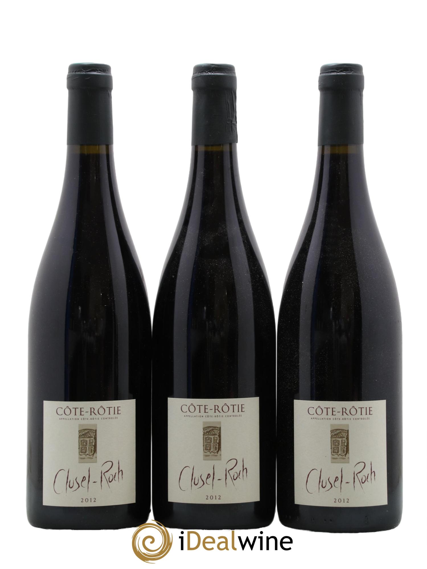 Côte-Rôtie Clusel-Roch 2012 - Lot of 3 bottles - 0