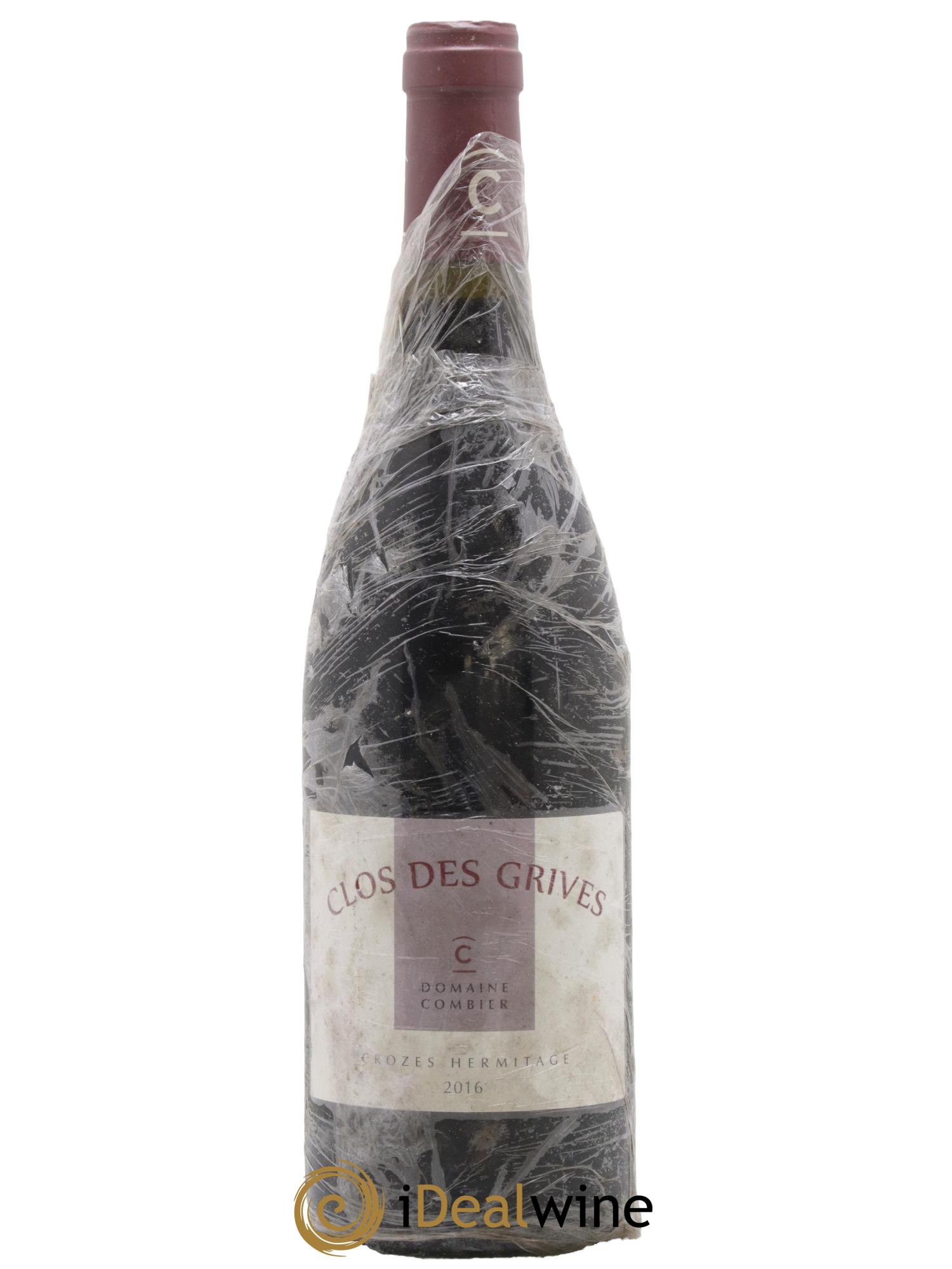 Crozes-Hermitage Clos des Grives Laurent Combier 2016 - Lot de 1 bouteille - 0