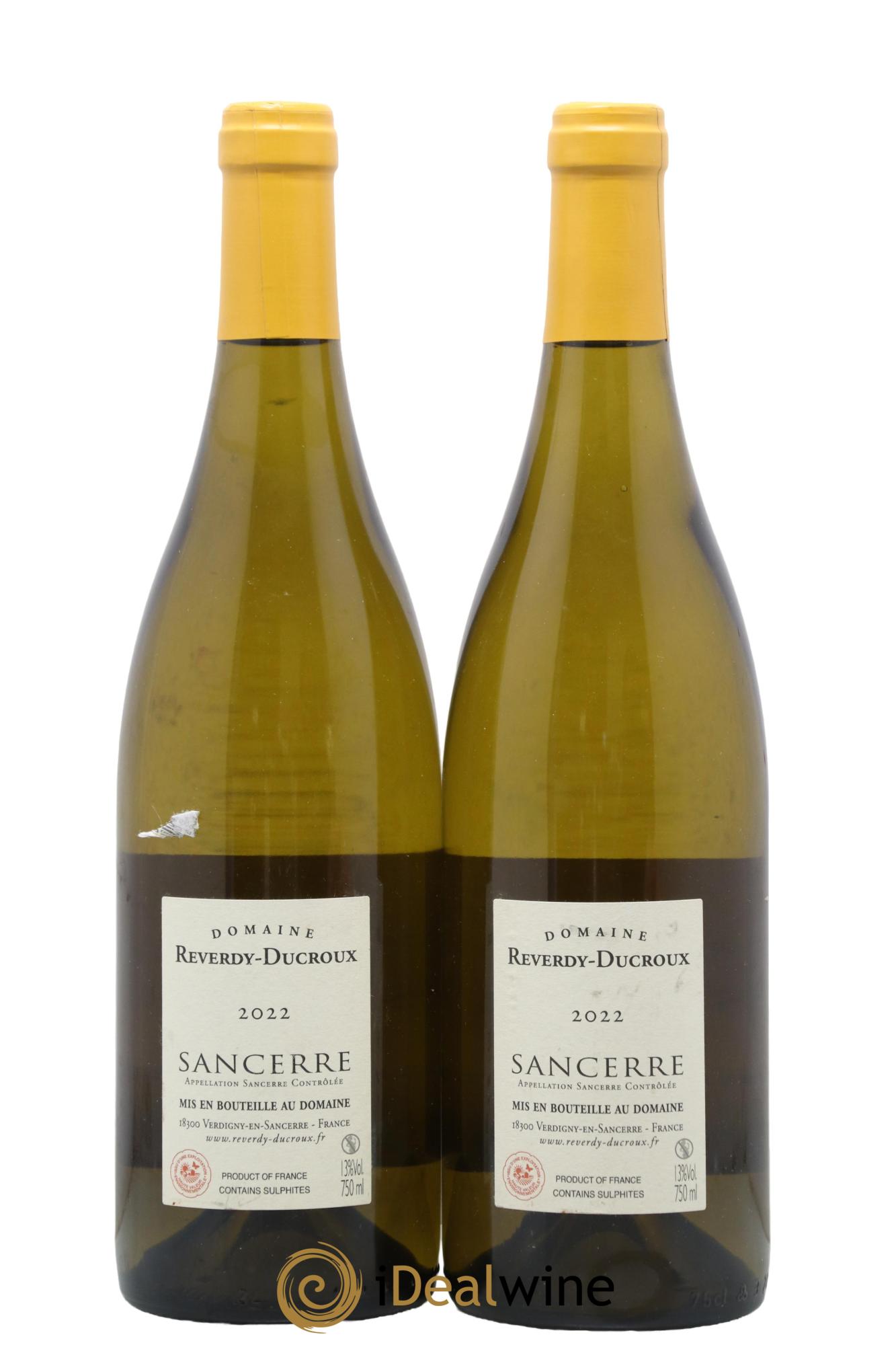 Sancerre Domaine Reverdy Ducroux 2022 - Posten von 2 Flaschen - 1