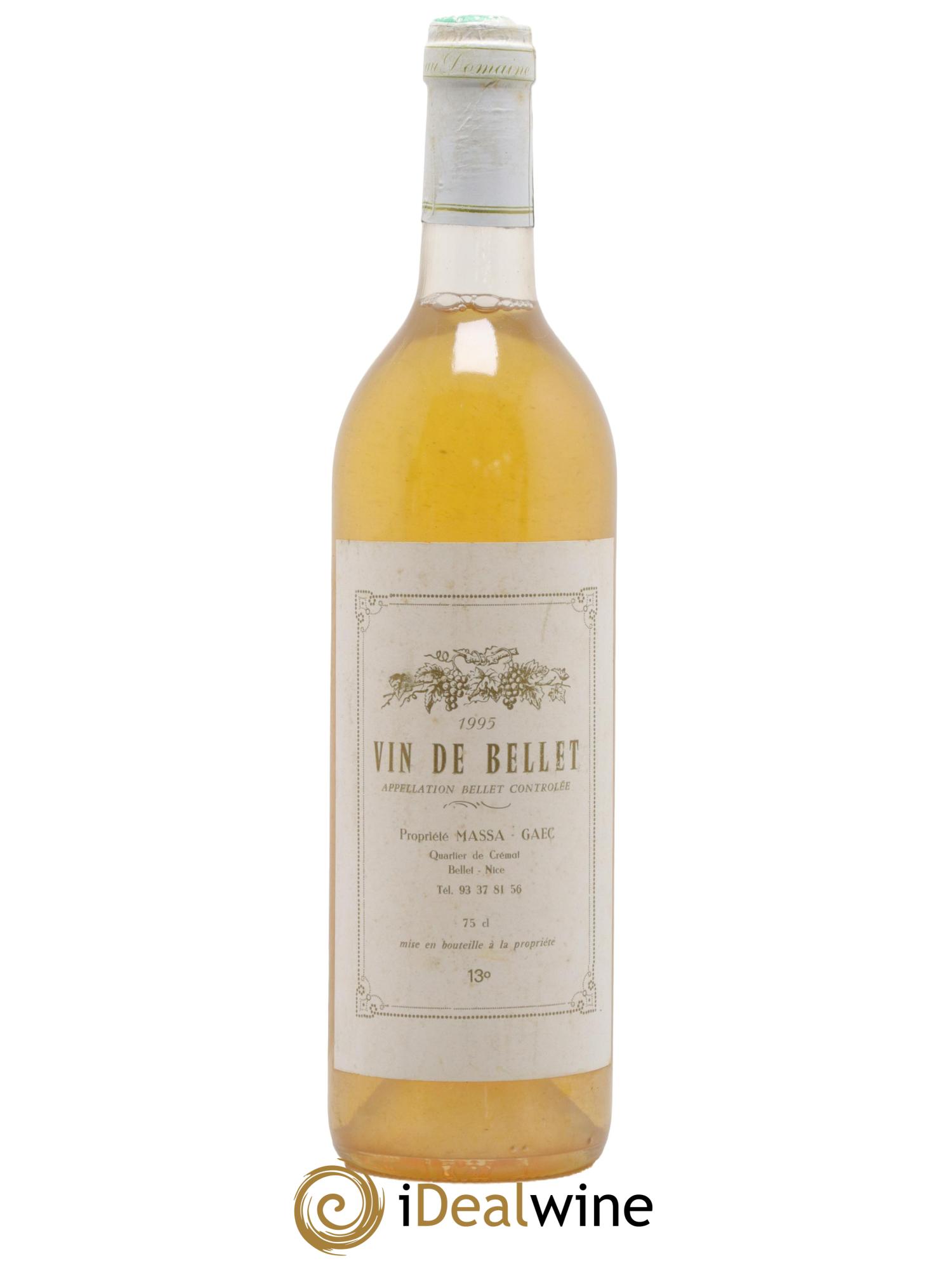 Bellet Domaine Gaec Massa 1995 - Lot de 1 bouteille - 0
