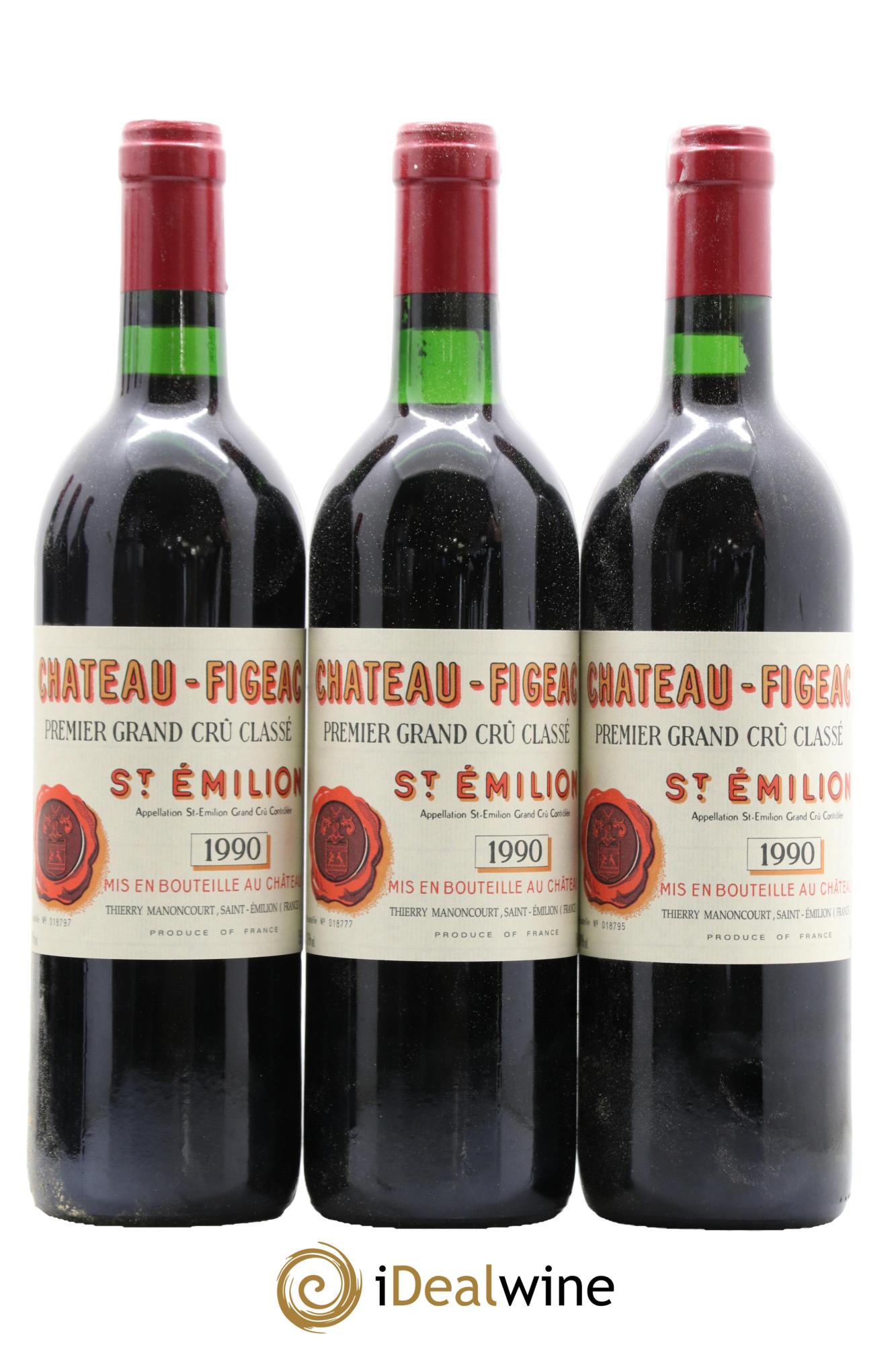 Château Figeac 1er Grand Cru Classé A 1990 - Lot de 12 bouteilles - 4