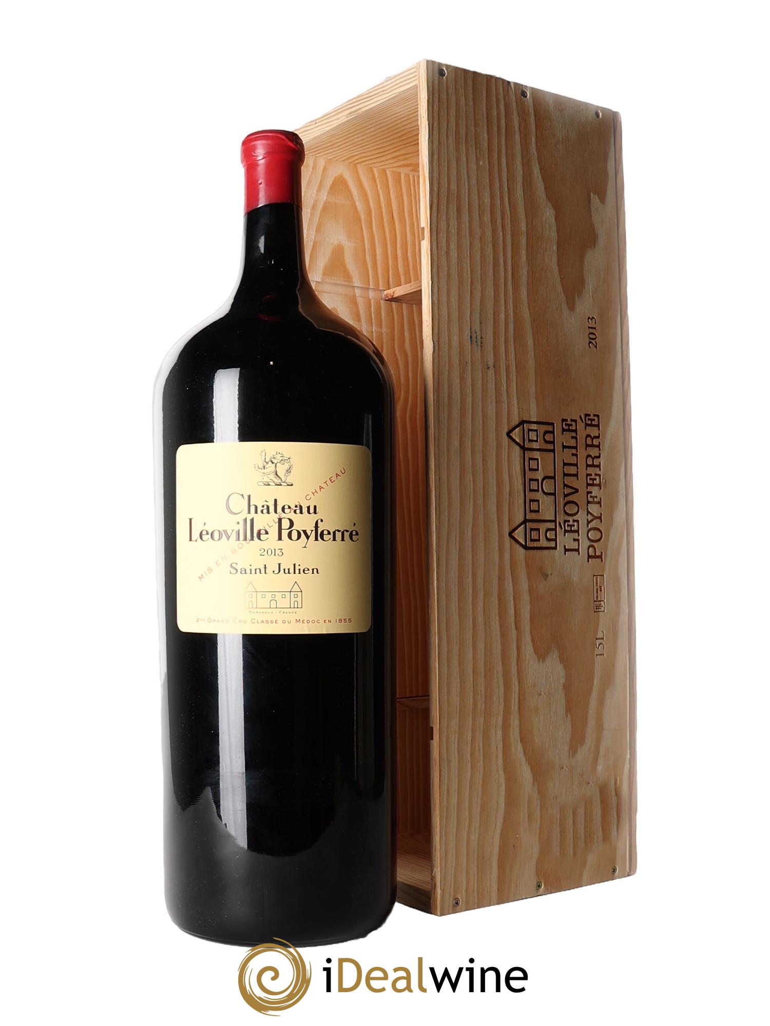 Château Léoville Poyferré 2ème Grand Cru Classé 2013 - Lot de 1 nabuchodonosor - 0