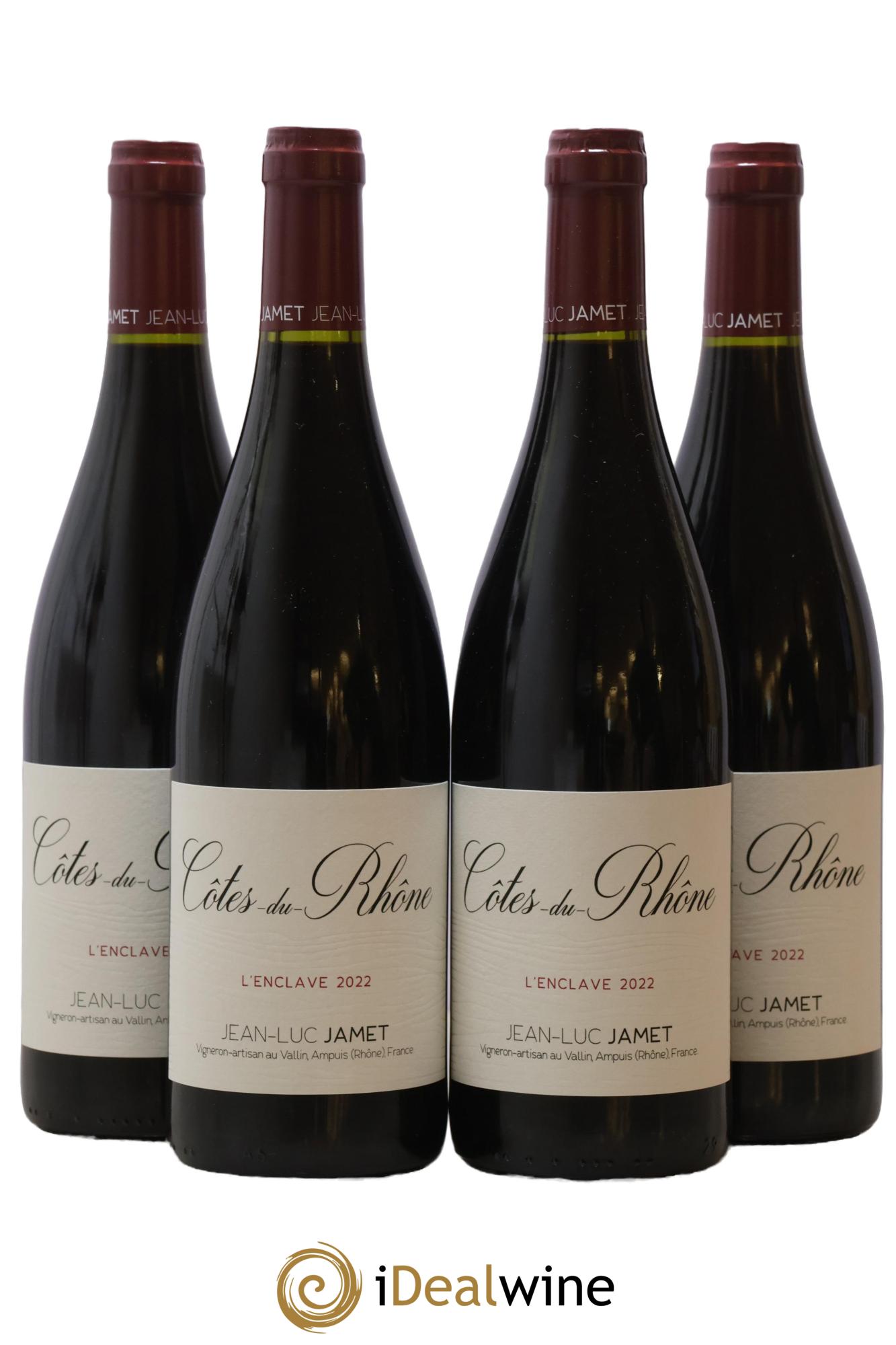 Côtes-du-Rhône L'Enclave Jean-Luca Jamet 2022 - Lot de 4 bouteilles - 0
