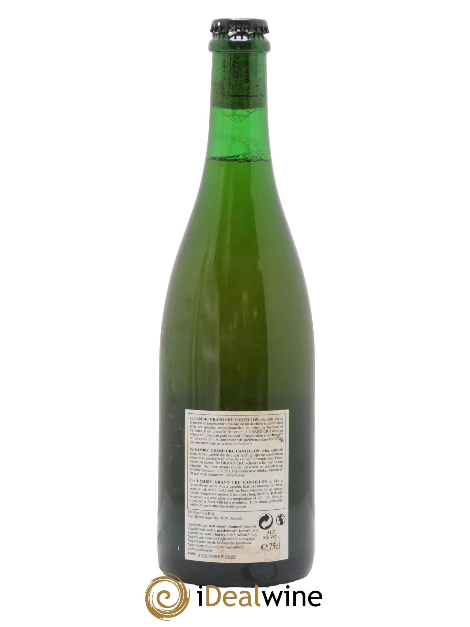 Bière Lambic Grand Cru Bruoscella Cantillon (bottled 2022) - Posten von 1 Flasche - 1