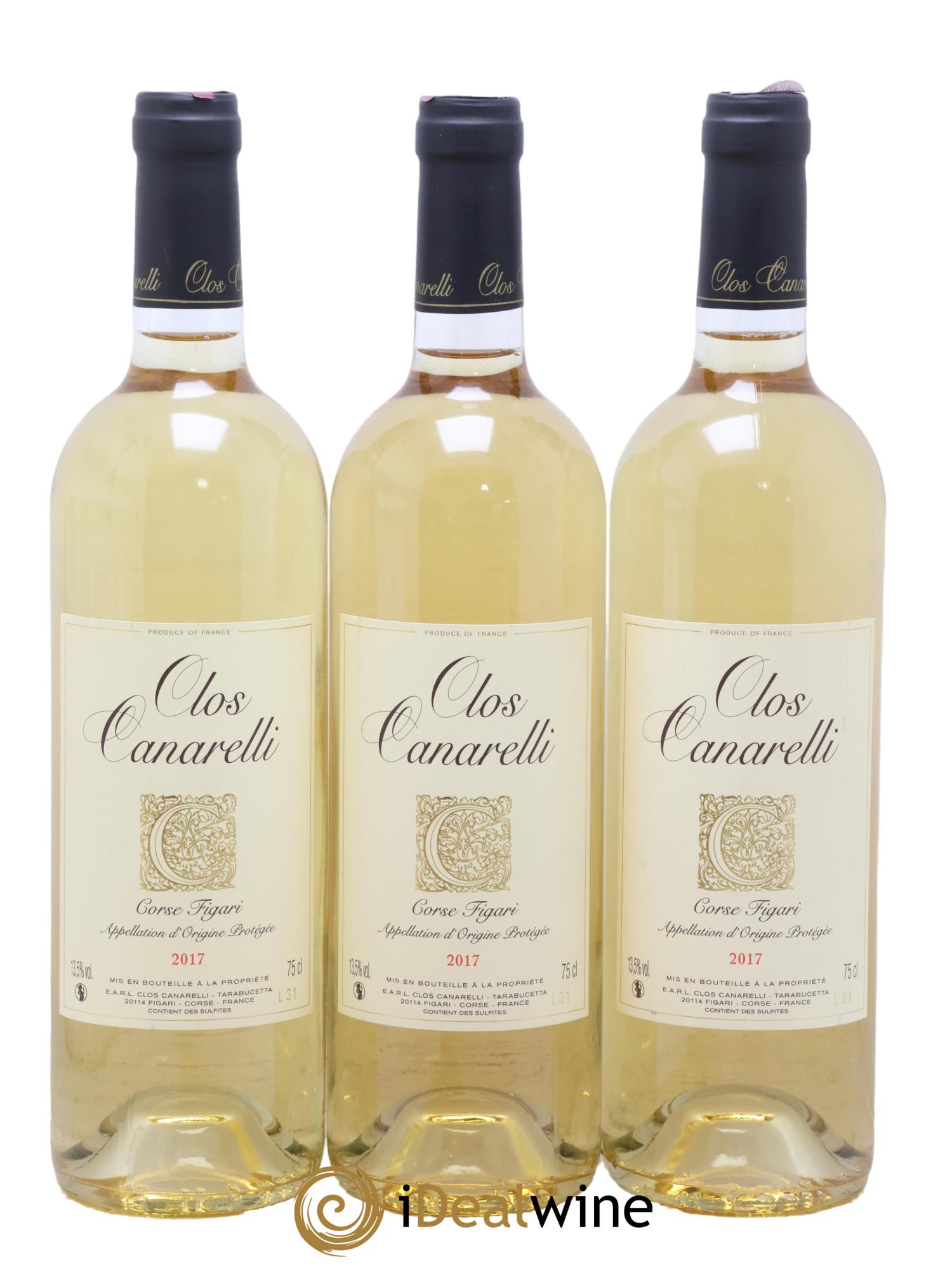 Figari Clos Canarelli 2017 - Lot de 3 bouteilles - 0