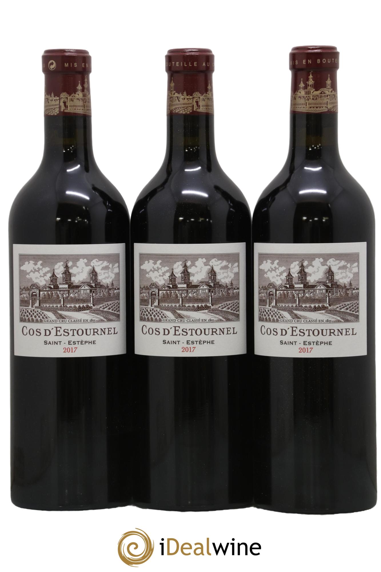 Cos d'Estournel 2ème Grand Cru Classé 2017 - Lot of 3 bottles - 0