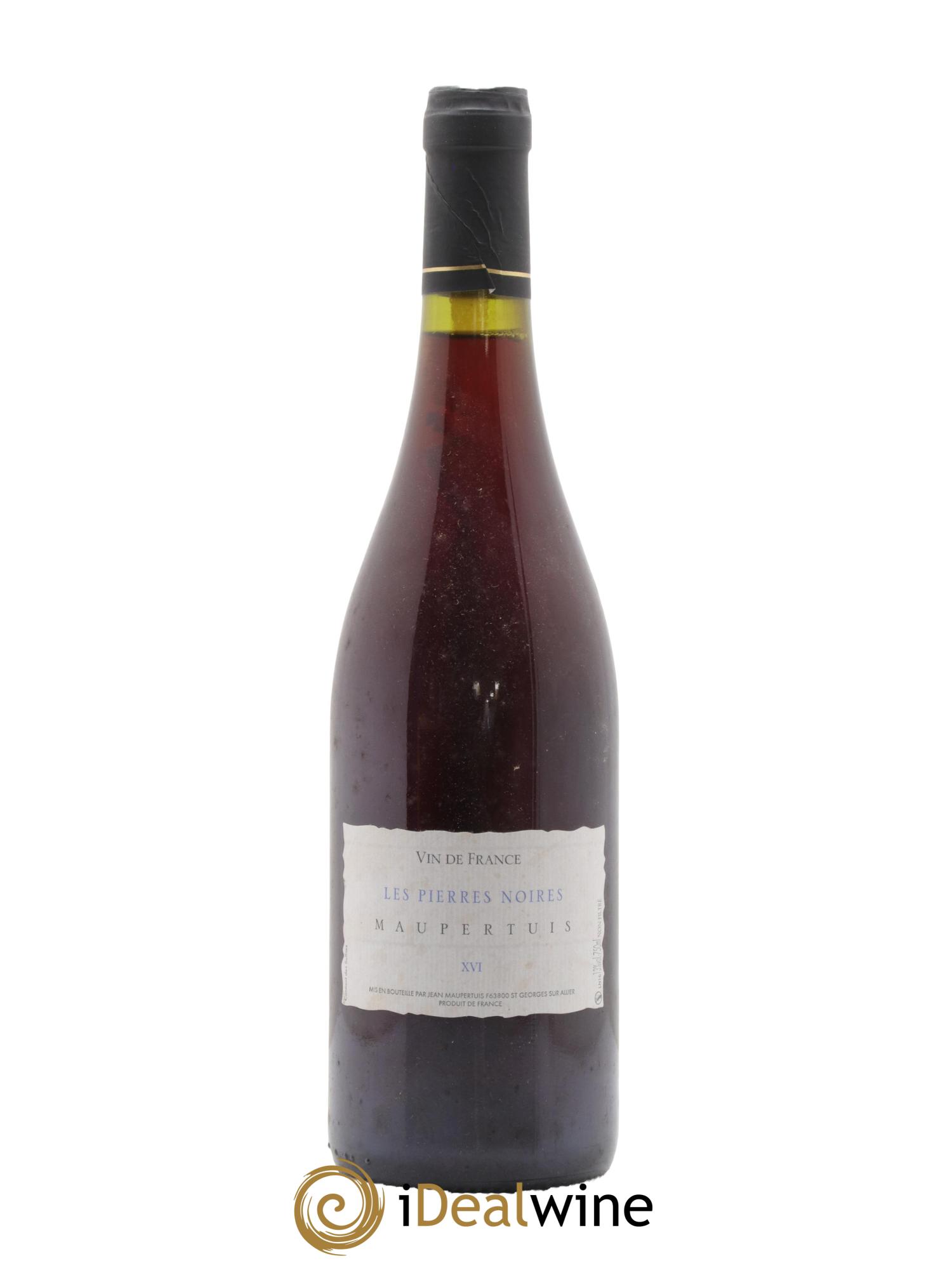 Vin de France Les Pierres Noires Jean Maupertuis 2016 - Lot de 1 bouteille - 0