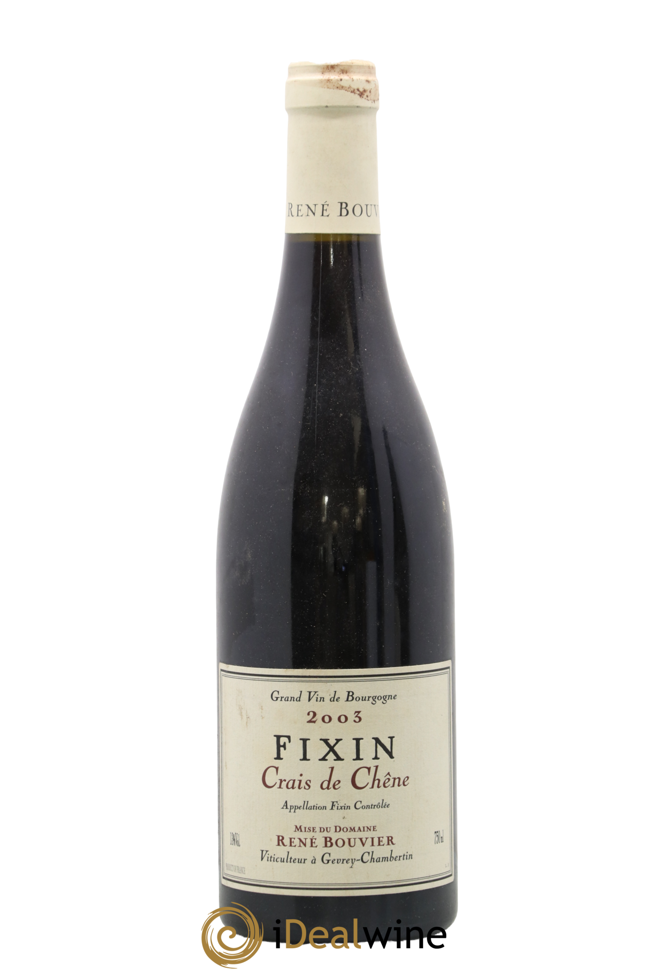 Fixin Crais de Chêne René Bouvier (Domaine) 2003 - Posten von 1 Flasche - 0