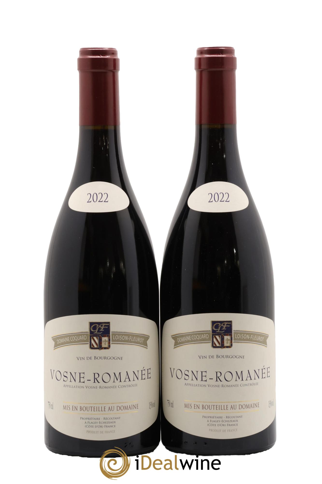 Vosne-Romanée Coquard Loison-Fleurot 2022 - Lote de 2 botellas - 0