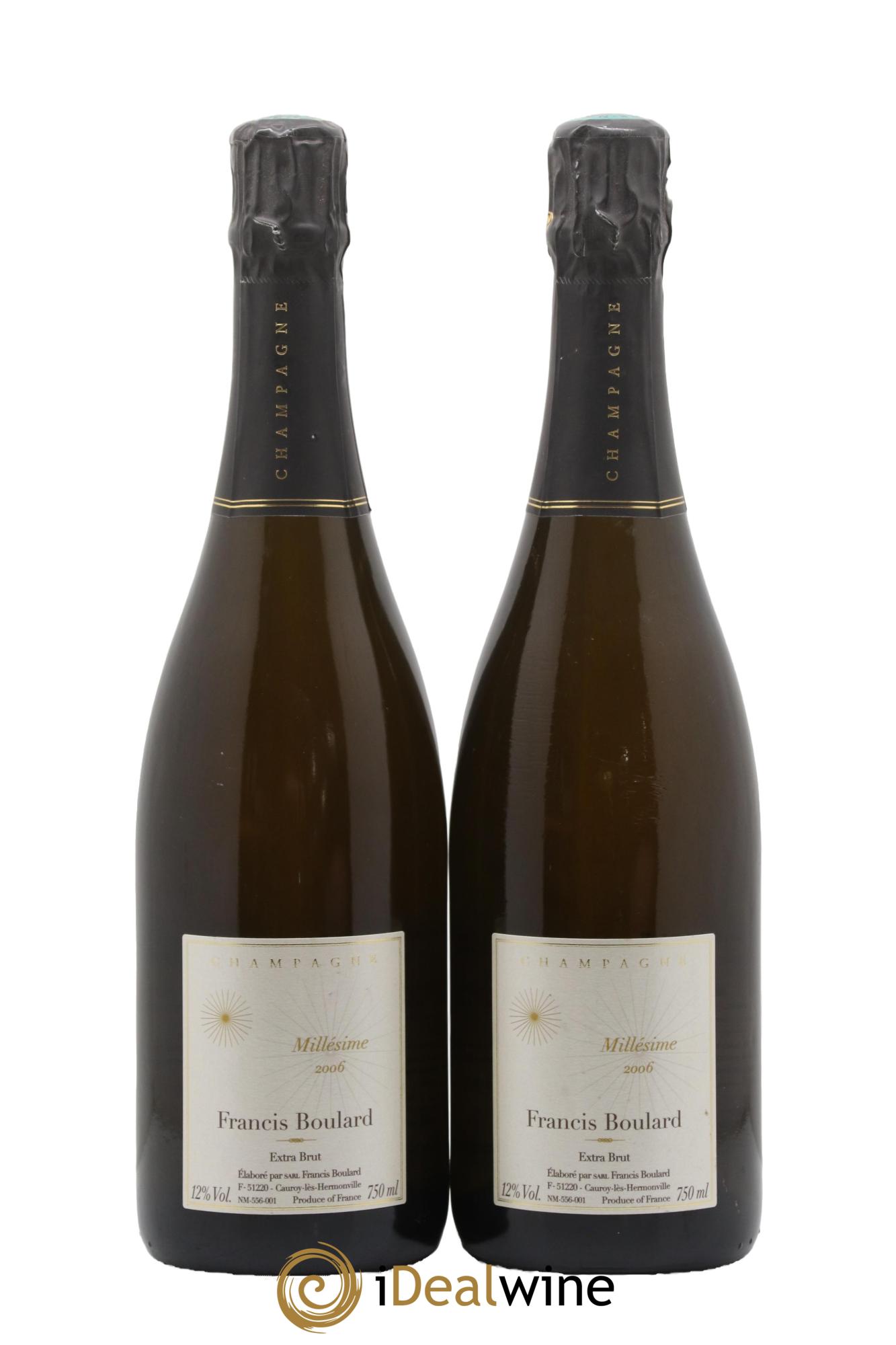 Extra-Brut Francis Boulard 2006 - Lot de 2 bouteilles - 0
