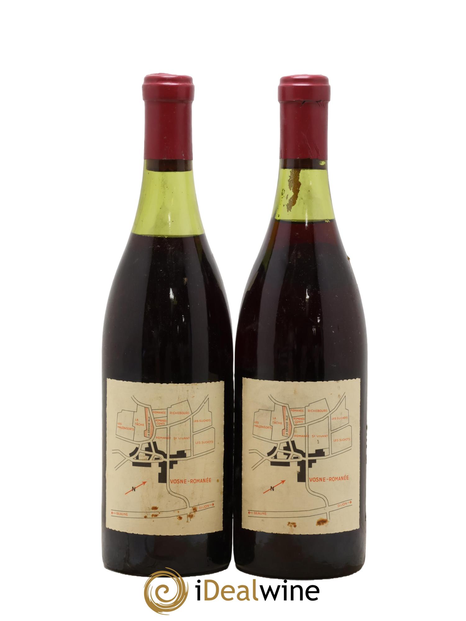 La Grande Rue Grand Cru Lamarche (Domaine) La Grande Rue Tête de Cuvée Grand Cru Lamarche (Domaine) 1976 - Lot de 2 bouteilles - 1