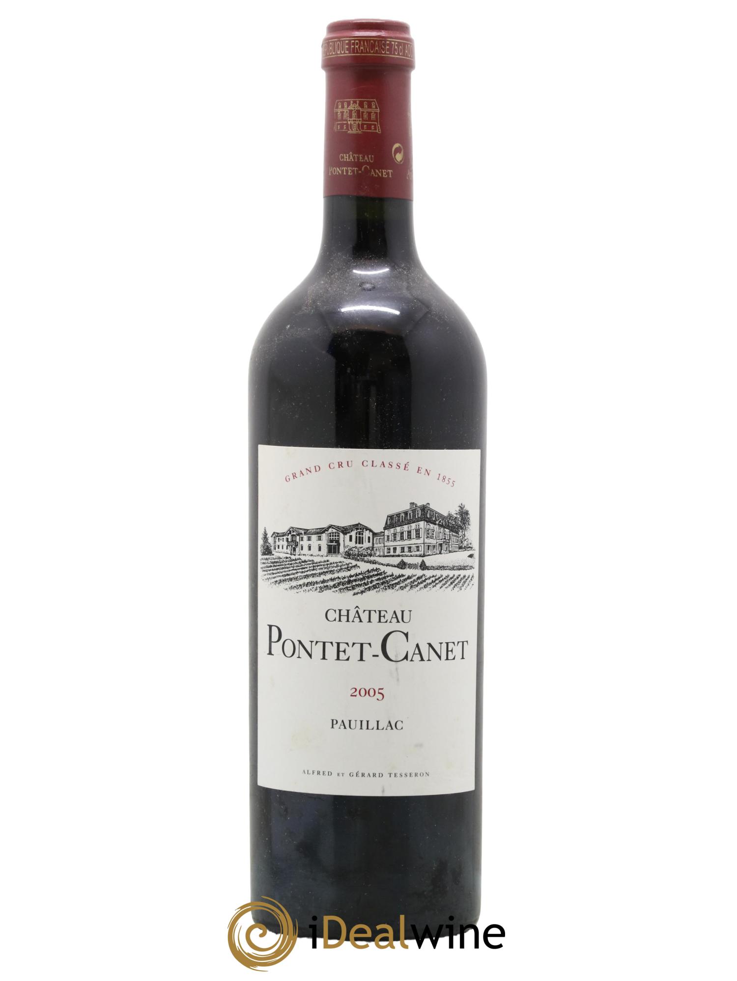 Château Pontet Canet 5ème Grand Cru Classé 2005 - Lot de 1 bouteille - 0