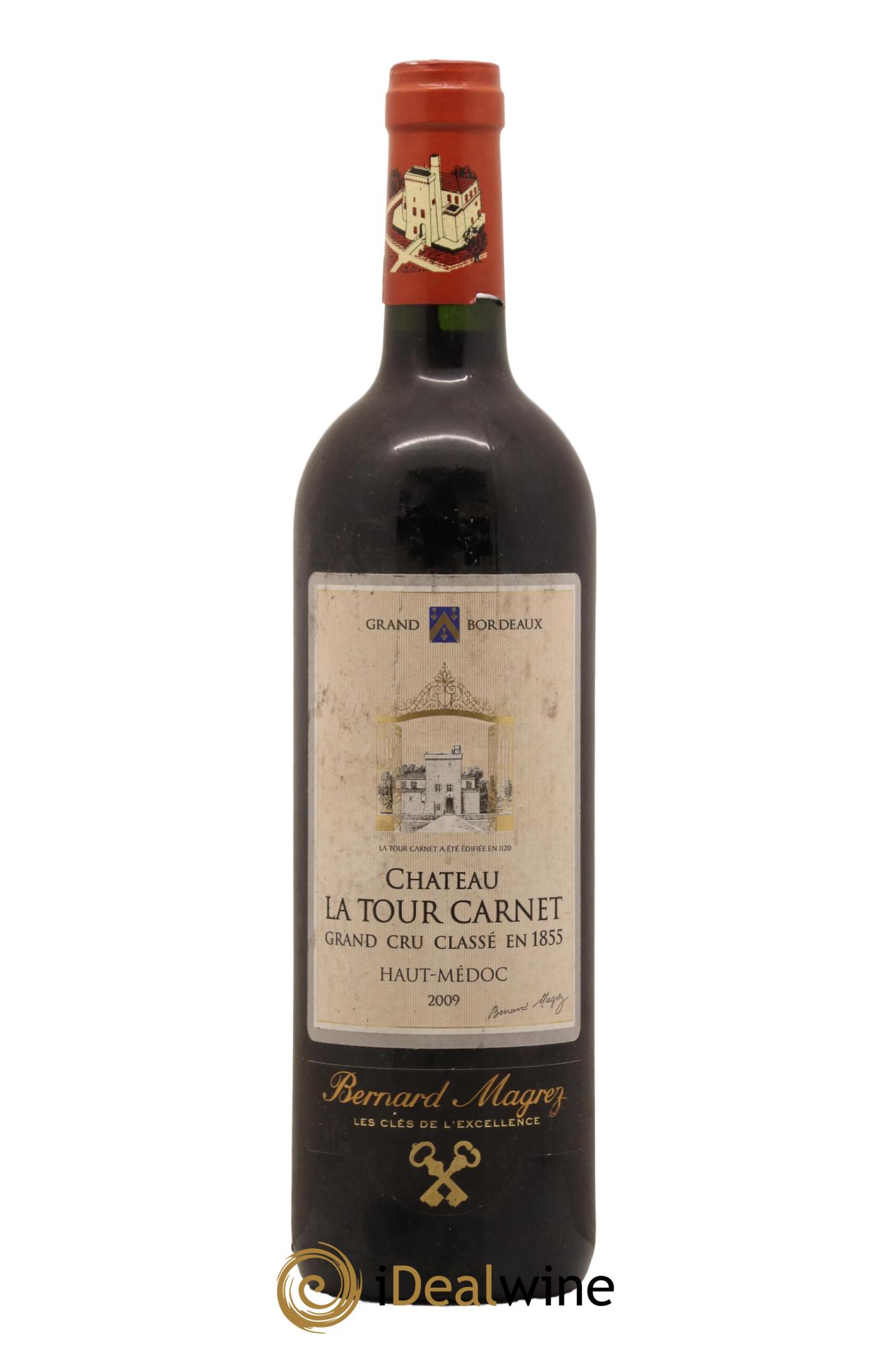Château la Tour Carnet 4ème Grand Cru Classé 2009 - Lot de 1 bouteille - 0