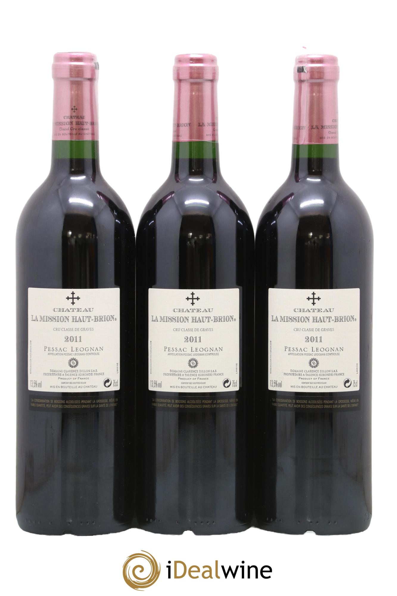 Château la Mission Haut-Brion Cru Classé de Graves 2011 - Lot de 6 bouteilles - 4