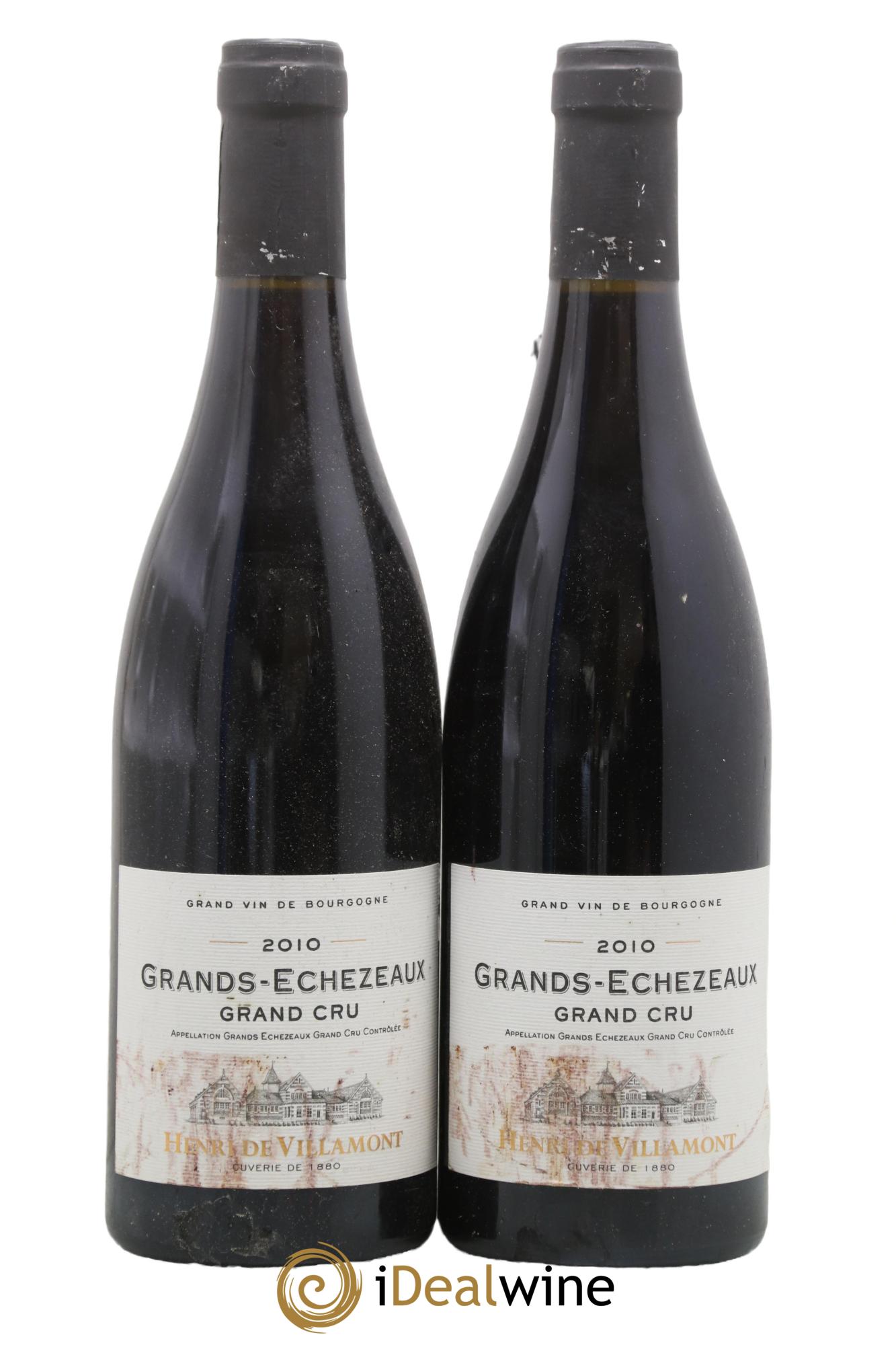 Grands-Echezeaux Grand Cru Henri de Villamont 2010 - Lot de 2 bouteilles - 0