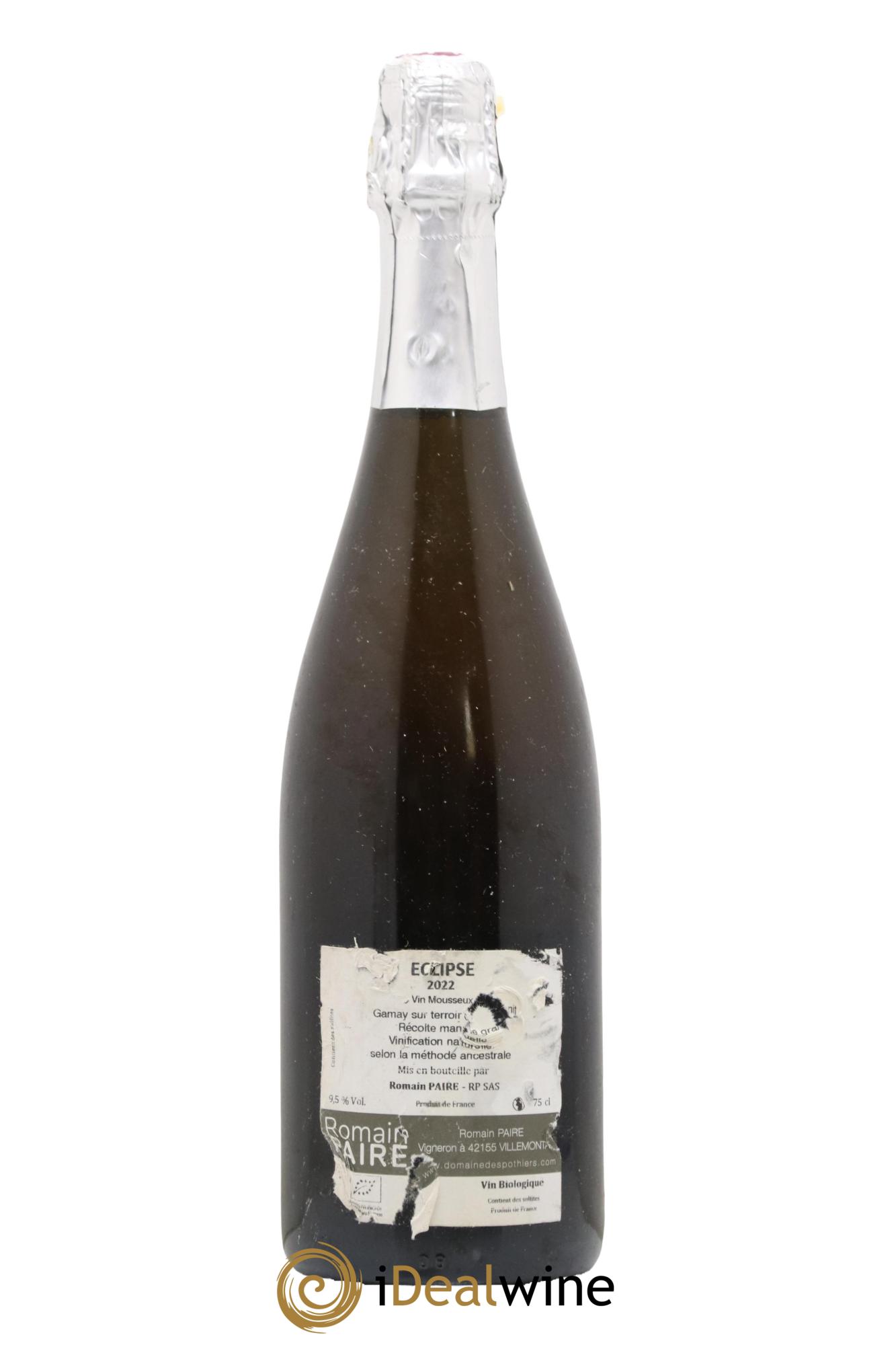 Vin de France Eclipse Méthode Ancestrale Domaine des Pothiers 2022 - Lot de 1 bouteille - 1