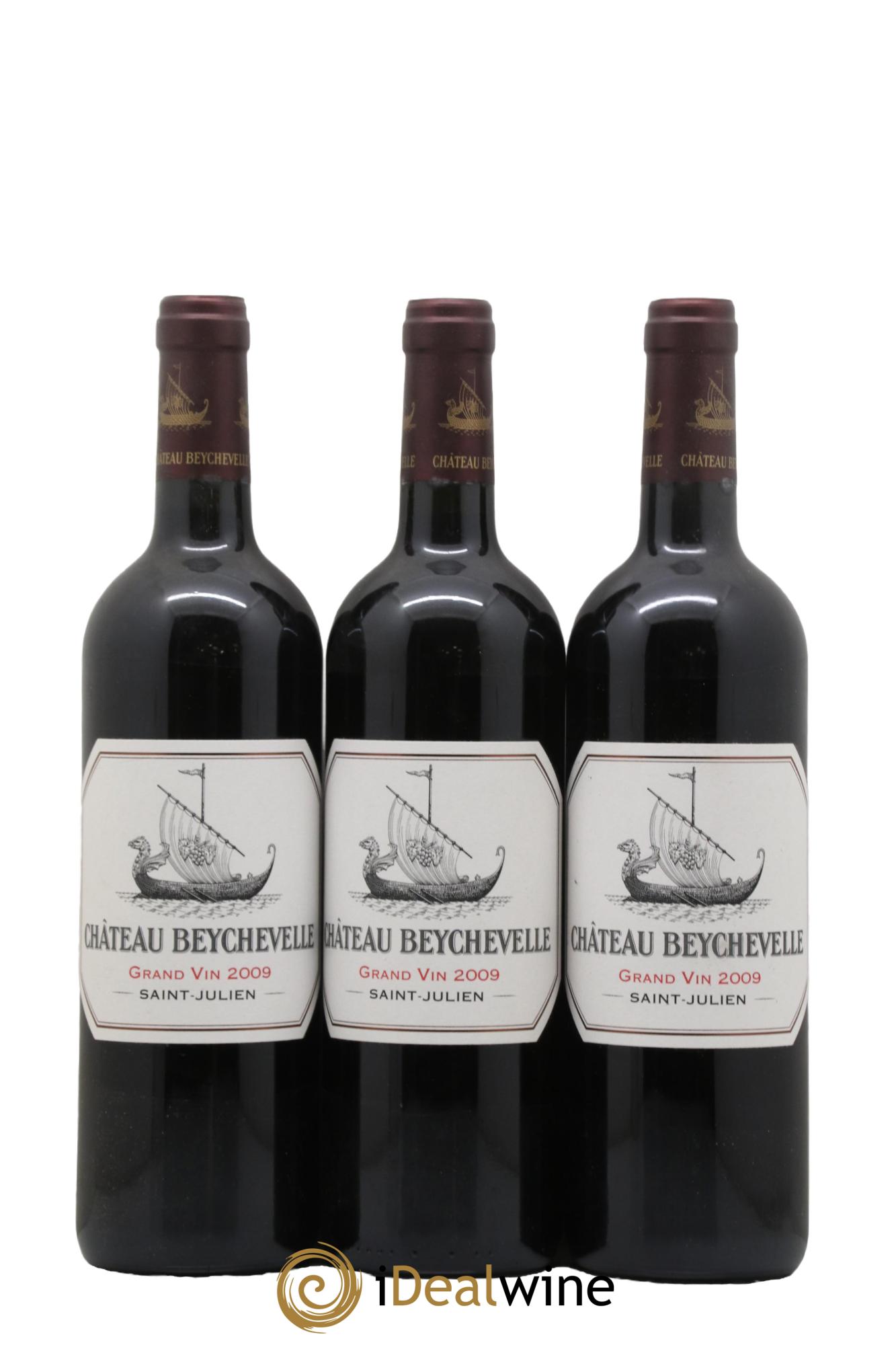 Château Beychevelle 4ème Grand Cru Classé 2009 - Posten von 3 Flaschen - 0