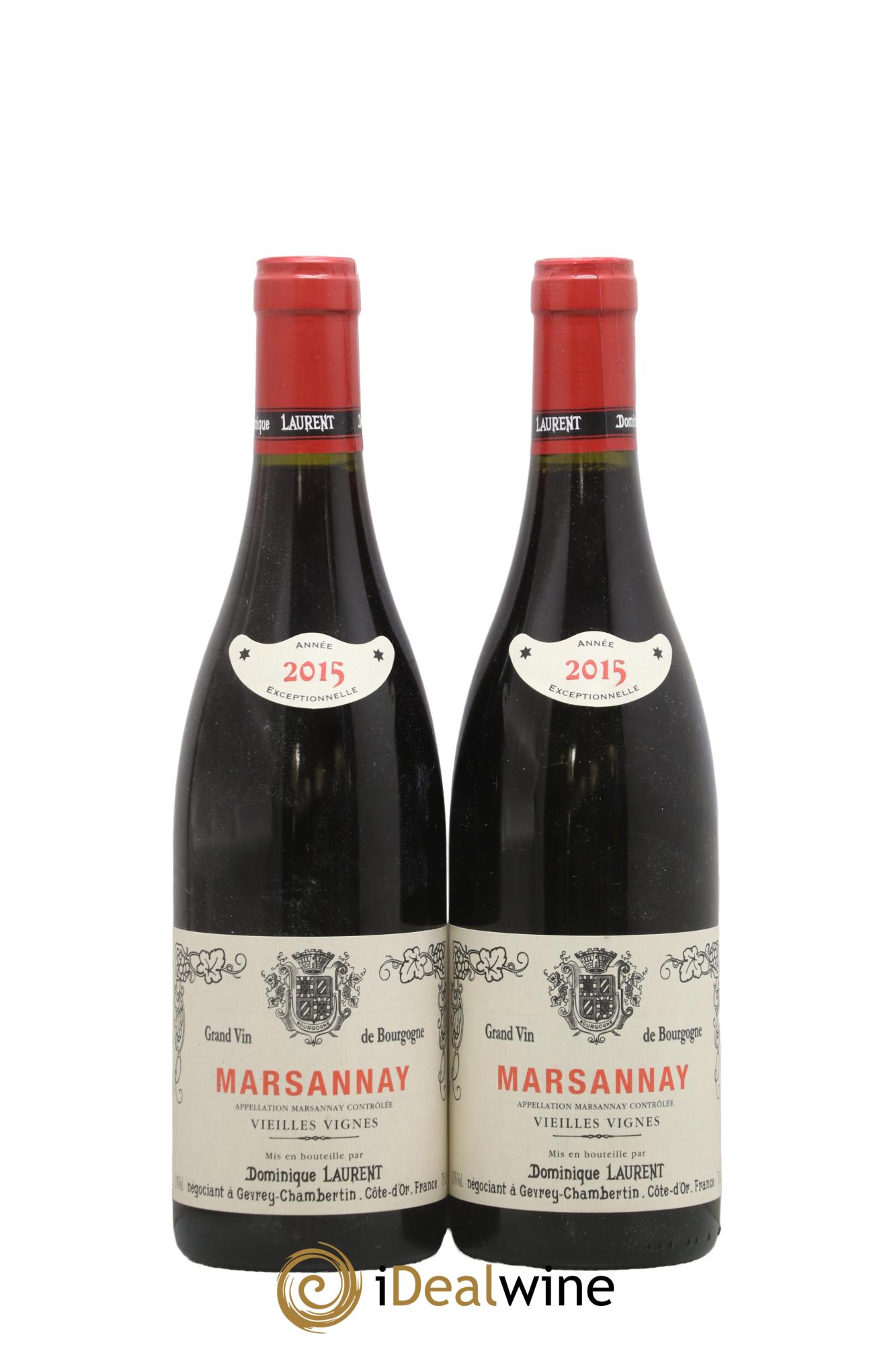 Marsannay Vieilles vignes Dominique Laurent 2015 - Lot de 2 bouteilles - 0
