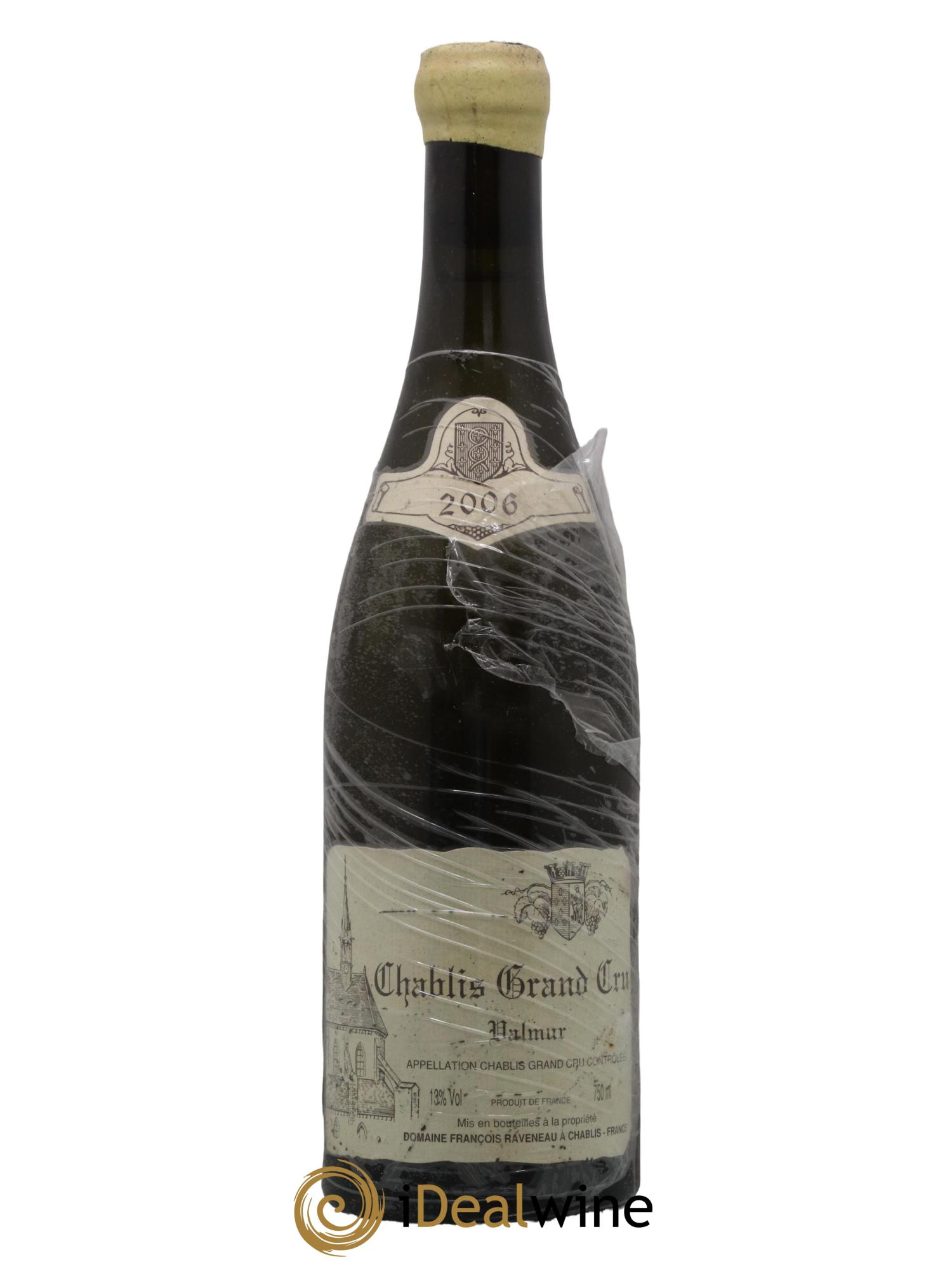 Chablis Grand Cru Valmur Raveneau (Domaine) 2006 - Lot de 1 bouteille - 0