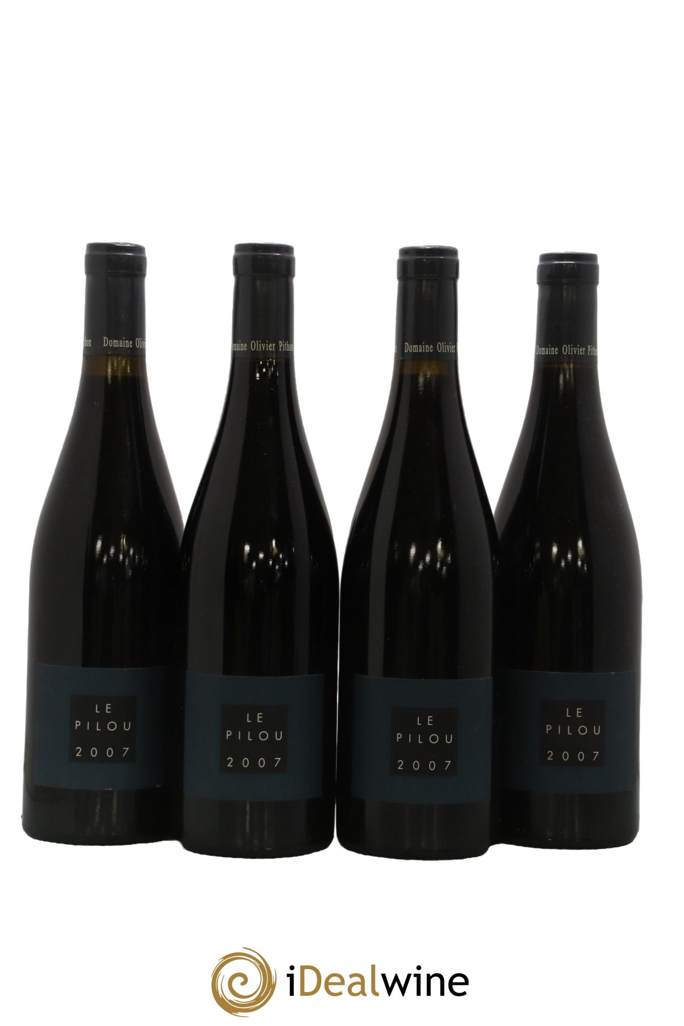 Côtes Catalanes Olivier Pithon Le Pilou 2007 - Lot de 4 bouteilles - 0