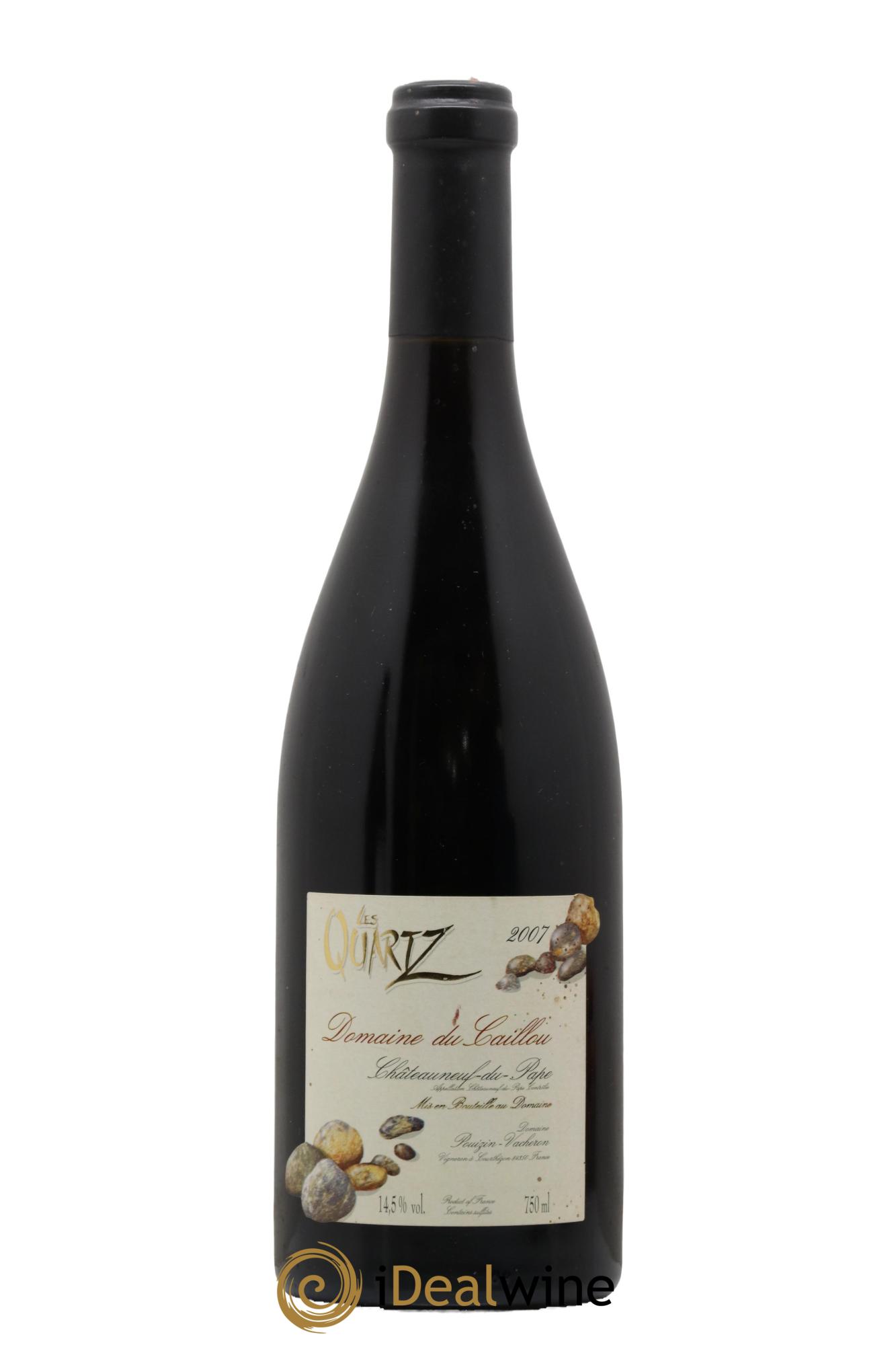 Châteauneuf-du-Pape Les Quartz Clos du Caillou 2007 - Lot de 1 bouteille - 0