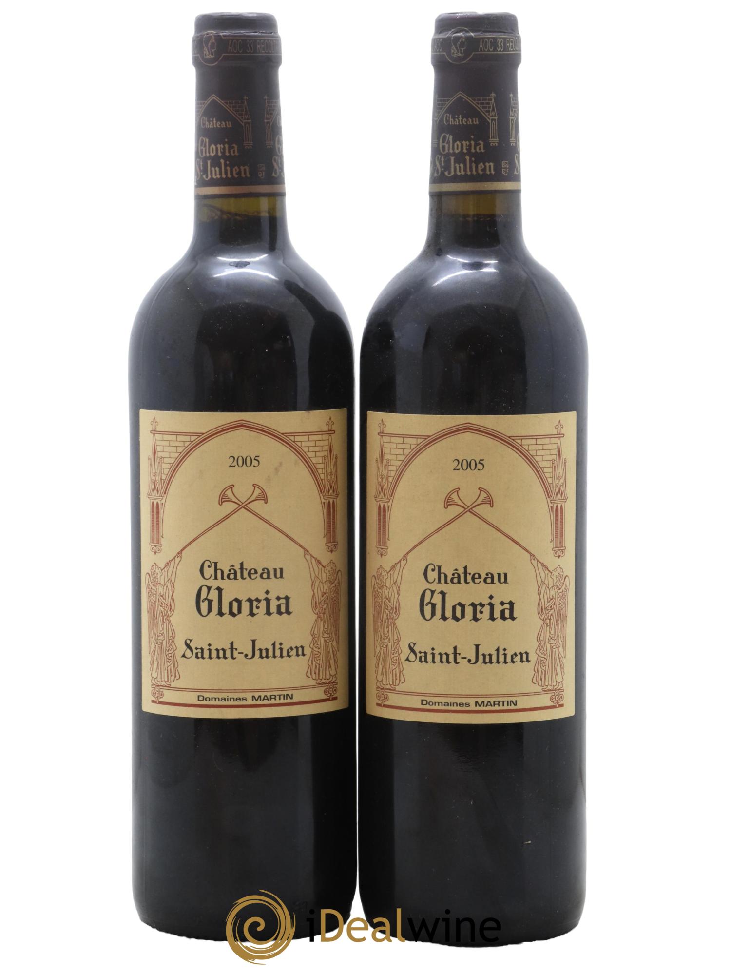 Château Gloria 2005 - Lot de 2 bouteilles - 0
