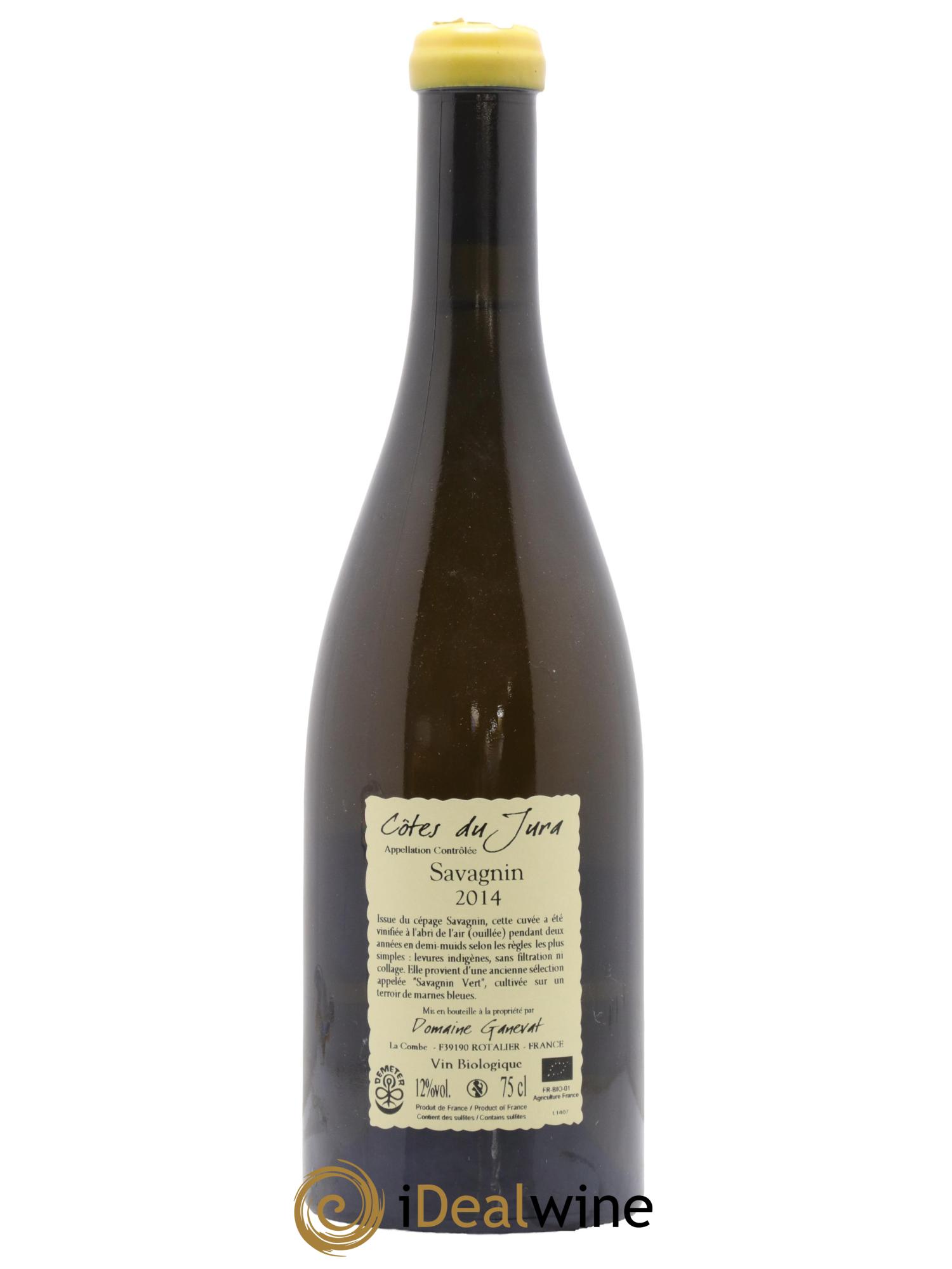 Côtes du Jura Les Chalasses Marnes Bleues Jean-François Ganevat (Domaine) 2014 - Lot de 1 bouteille - 1