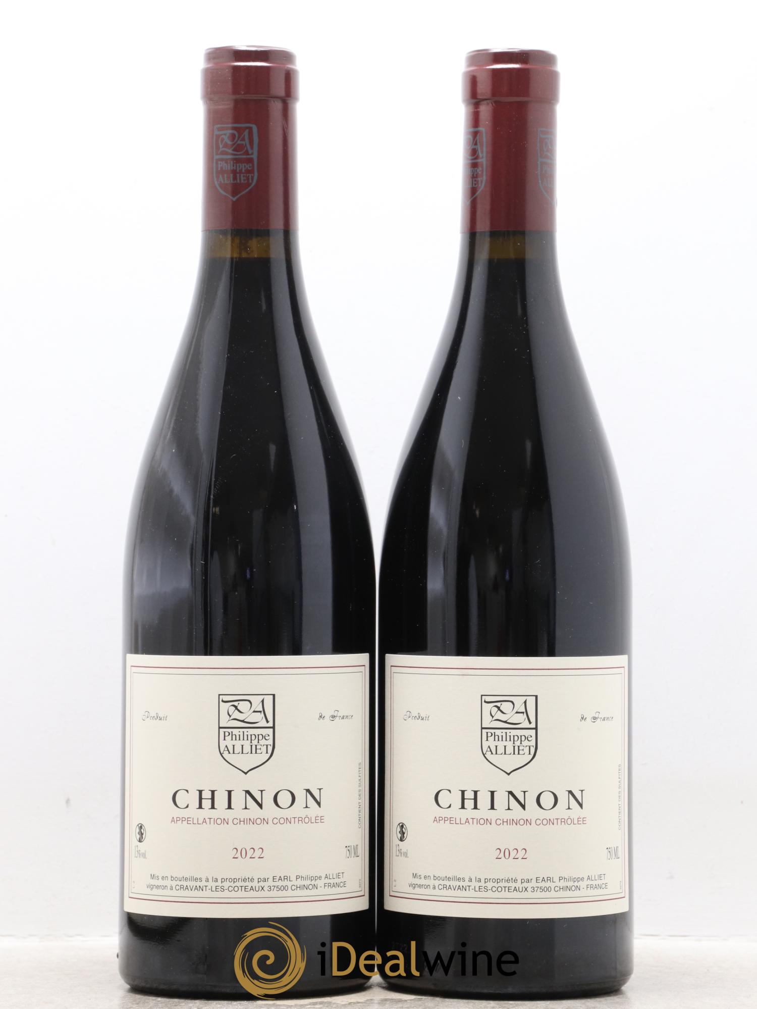 Chinon Philippe Alliet 2022 - Lot de 2 bouteilles - 0
