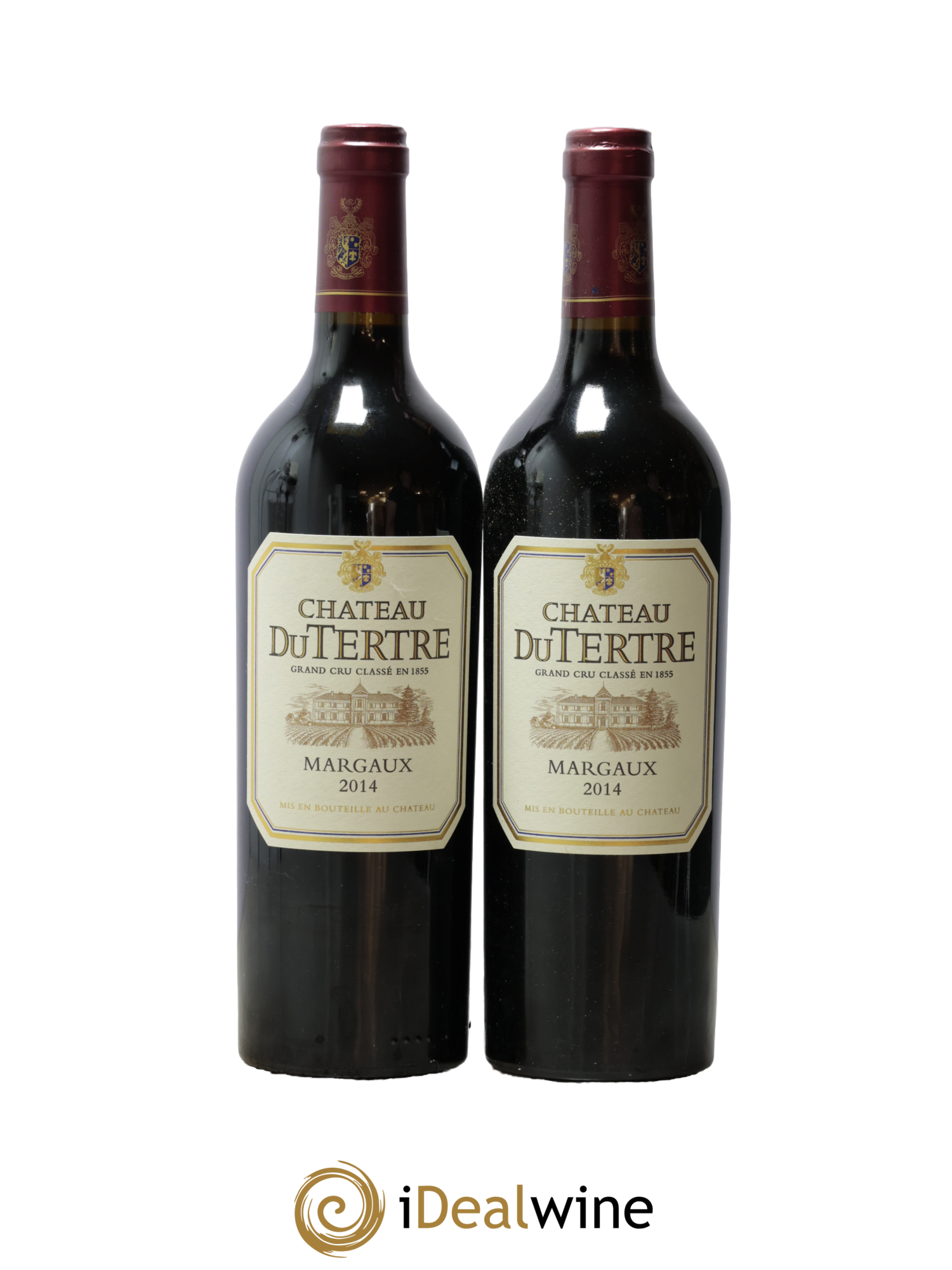 Château du Tertre 5ème Grand Cru Classé 2014 - Lot of 2 bottles - 0