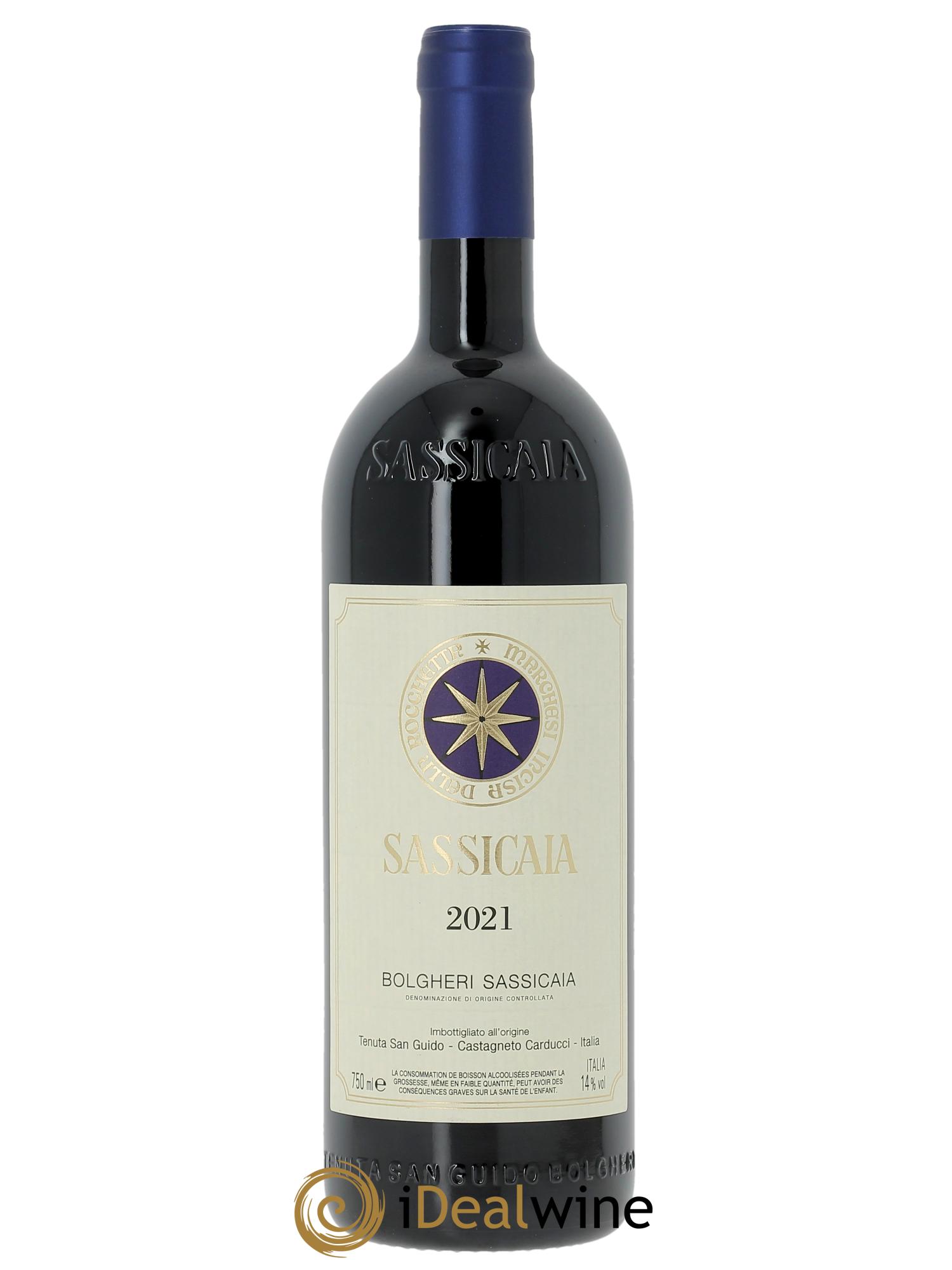 Bolgheri DOC Sassicaia Tenuta San Guido (CBO a partir de 12 bts) 2021 - Lot de 1 bouteille - 0