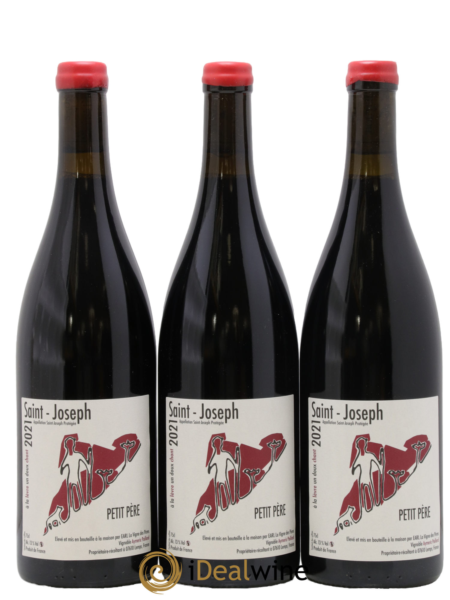 Saint-Joseph Petit Père La Vigne Des Pères 2021 - Lot de 3 bouteilles - 0