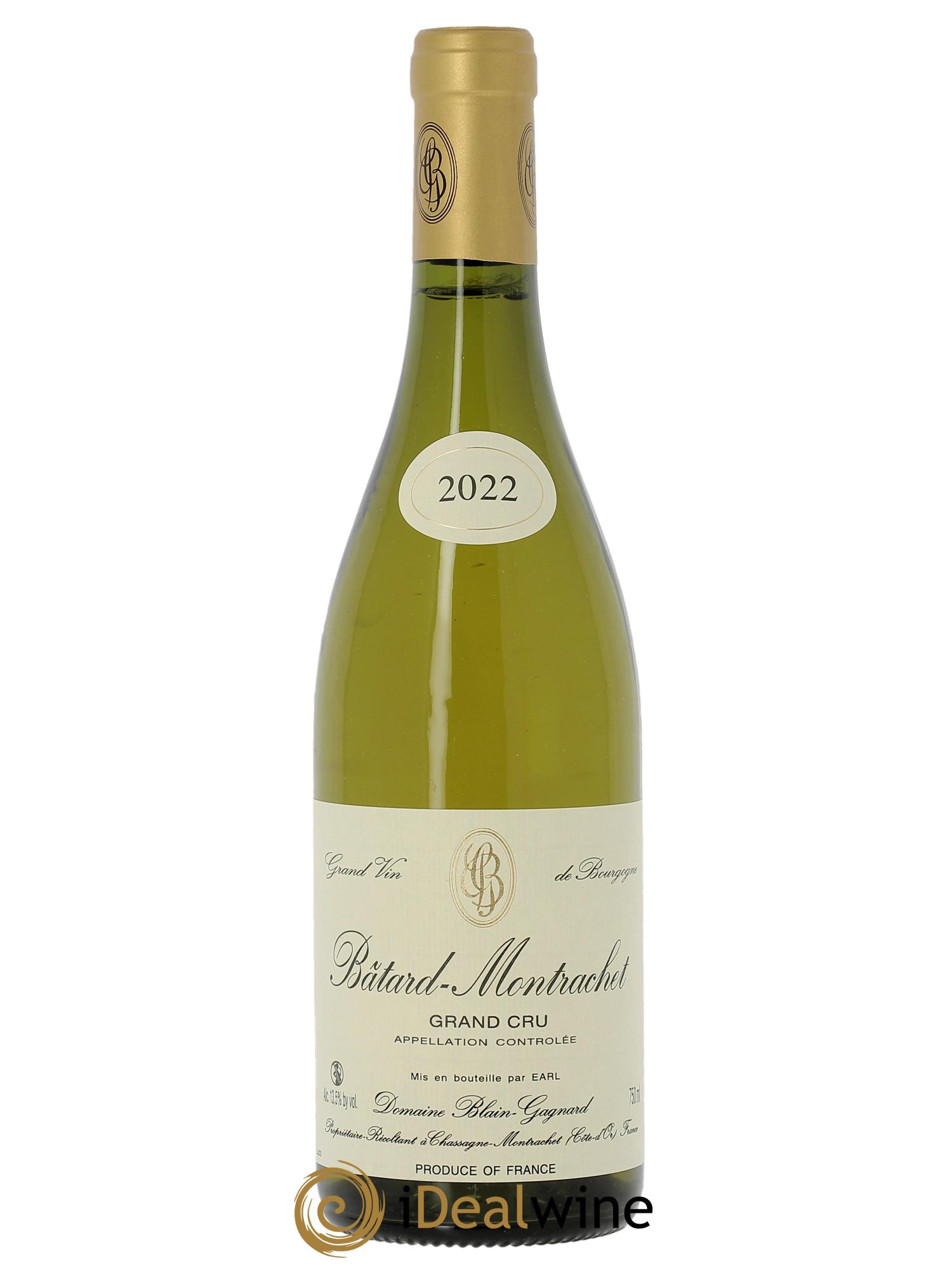 Bâtard-Montrachet Grand Cru Blain-Gagnard (Domaine)  2022 - Lot de 1 bouteille - 0